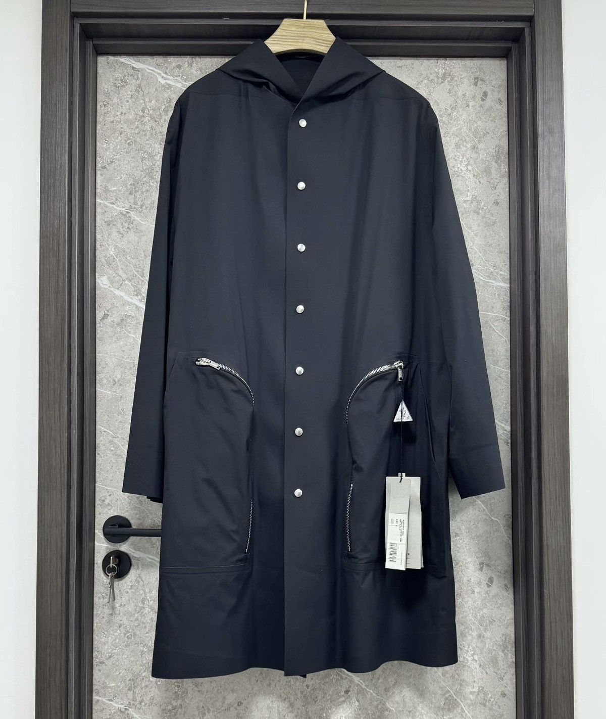 Rick Owens Rick Owens x Moncler Trench Coat / Overcoat Size US L / EU 52-54 / 3 - 1 Thumbnail