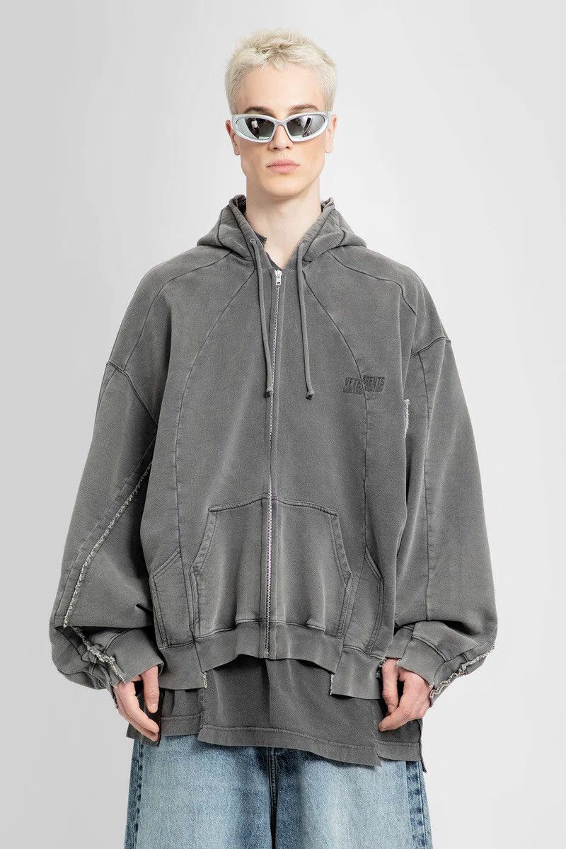 Vetements Vetements Cut-Up / Destroyed / Deconstructed Zip Hoodie 