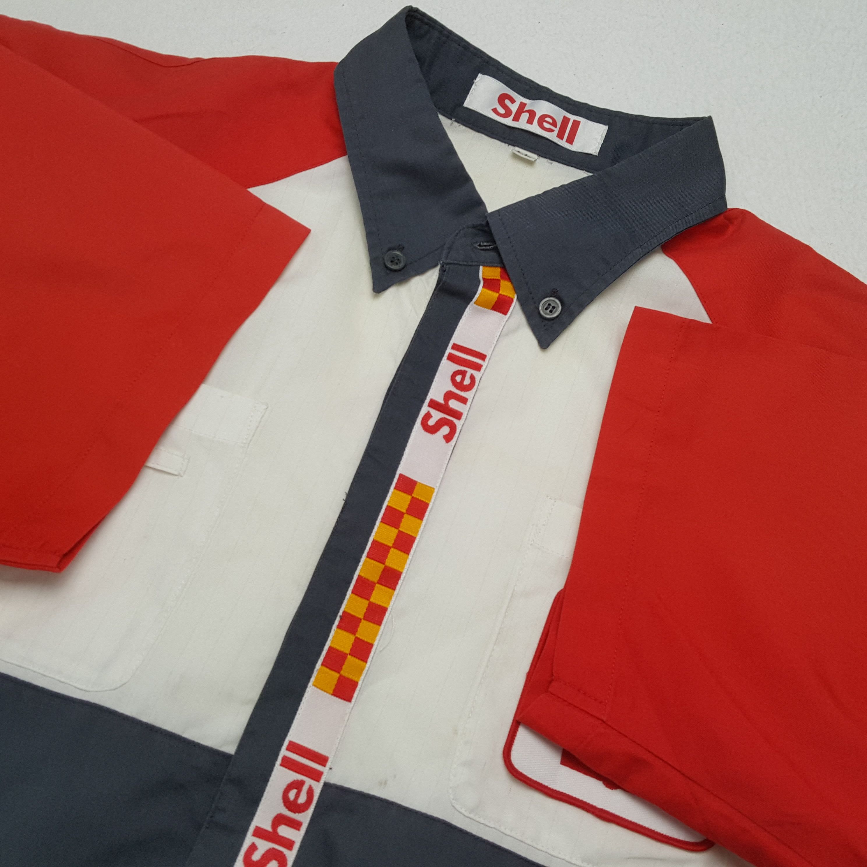 Vintage SHELL Workwear Style Jacket Size US L / EU 52-54 / 3 - 7 Thumbnail