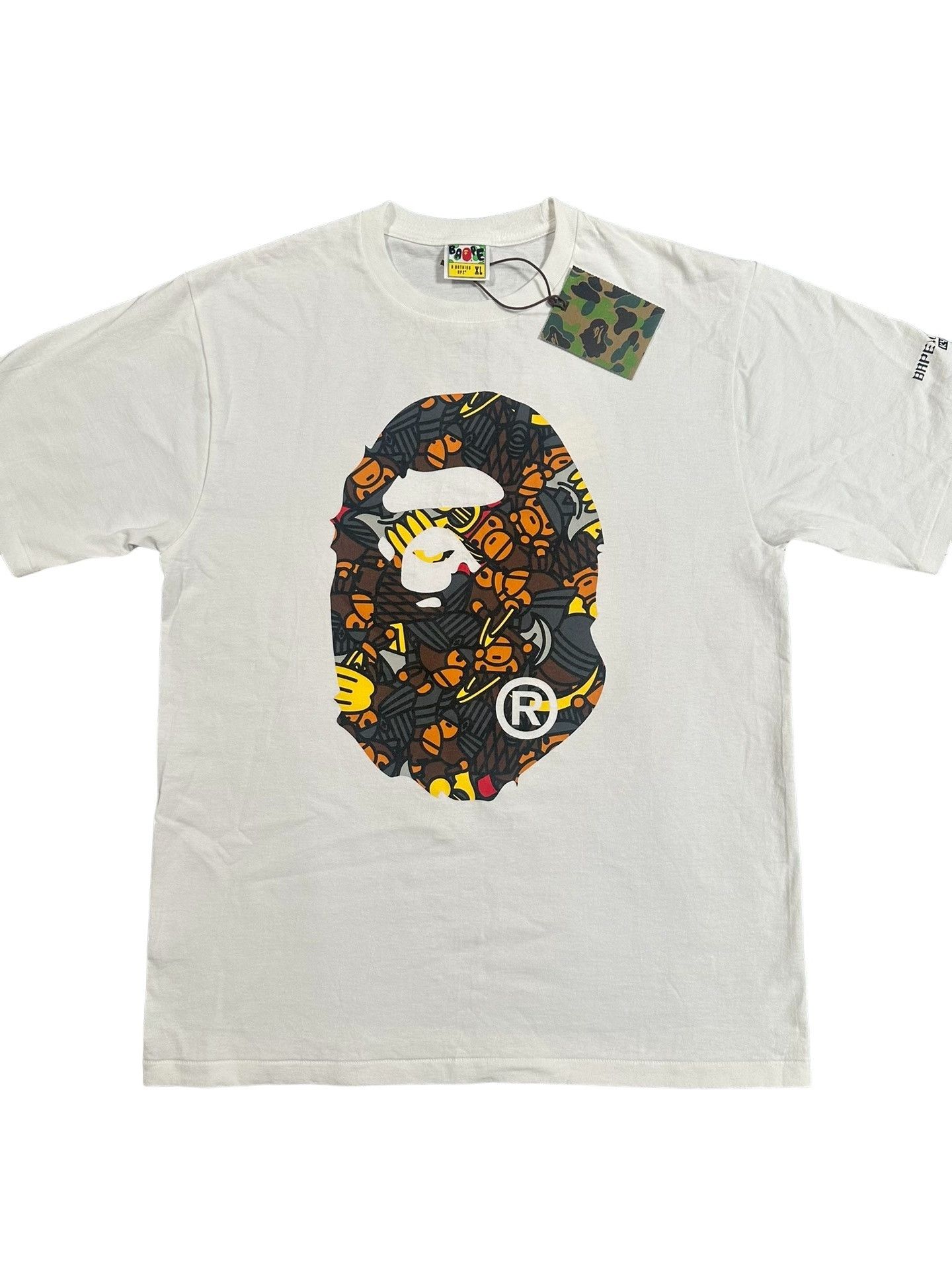 Bape Bape Camo Ape Head T-Shirt Size XL Size US XL / EU 56 / 4 - 1 Thumbnail