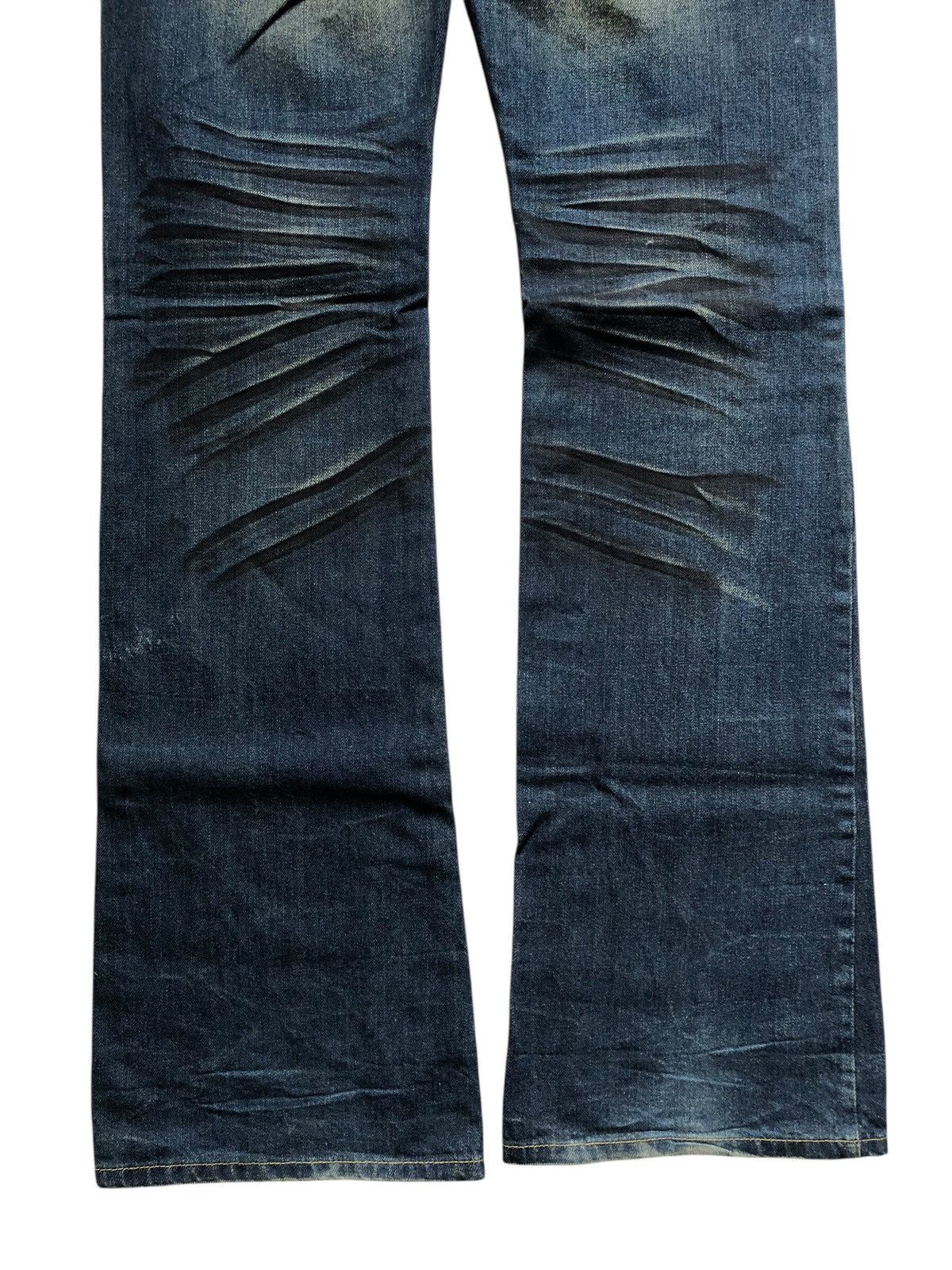 GOSTAR DE FUGA Fuga distressed rusty flare jeans Size US 33 - 14 Thumbnail