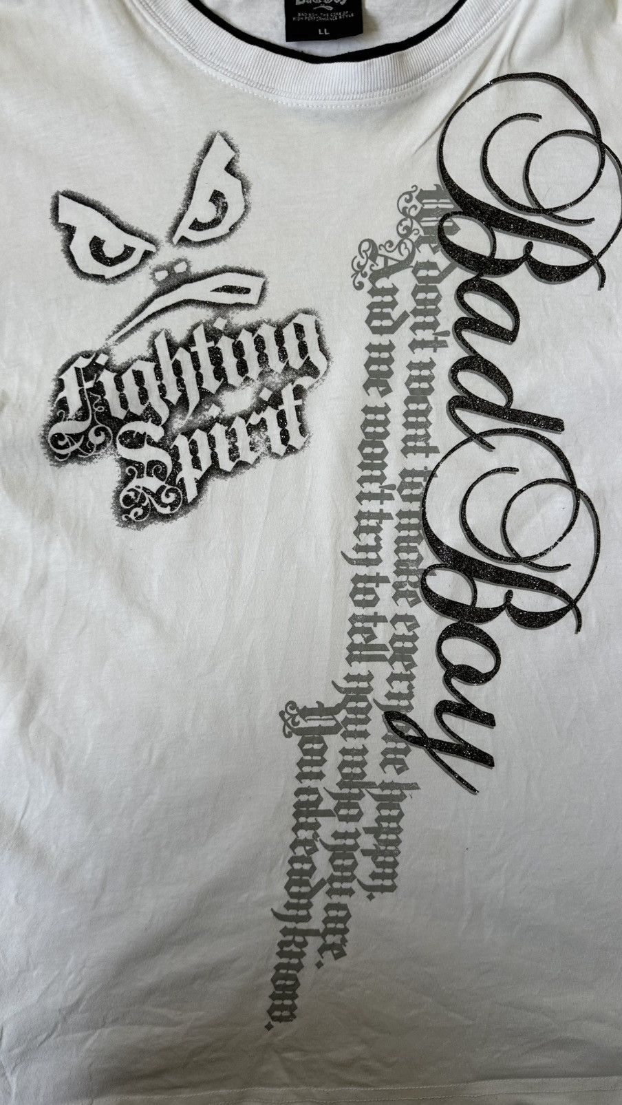 Vintage VINTAGE BAD BOY FIGHTHING SPIRIT TEE Size US M / EU 48-50 / 2 - 2 Thumbnail
