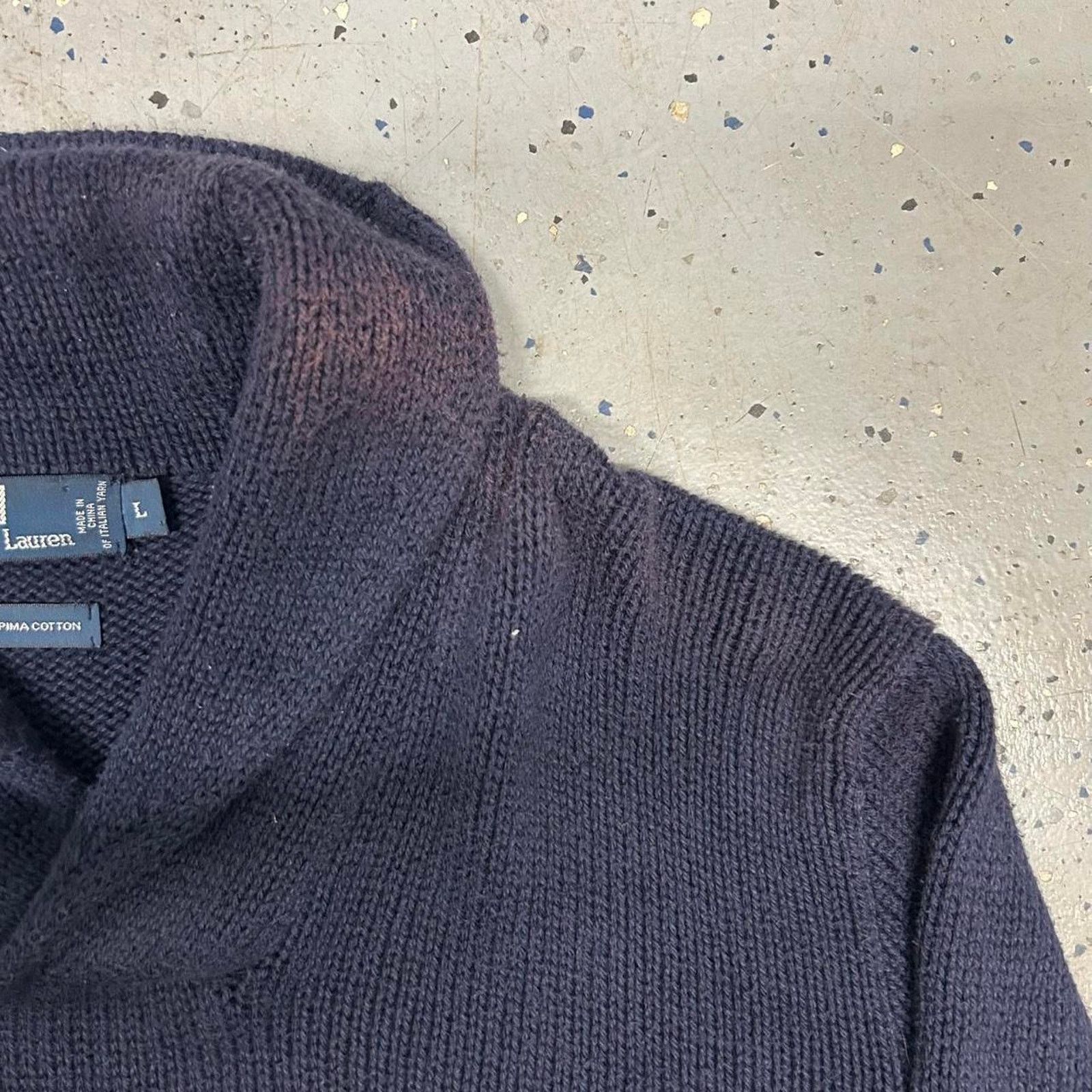 Ralph Lauren VTG Navy Ralph Lauren sweater Size US L / EU 52-54 / 3 - 5 Thumbnail