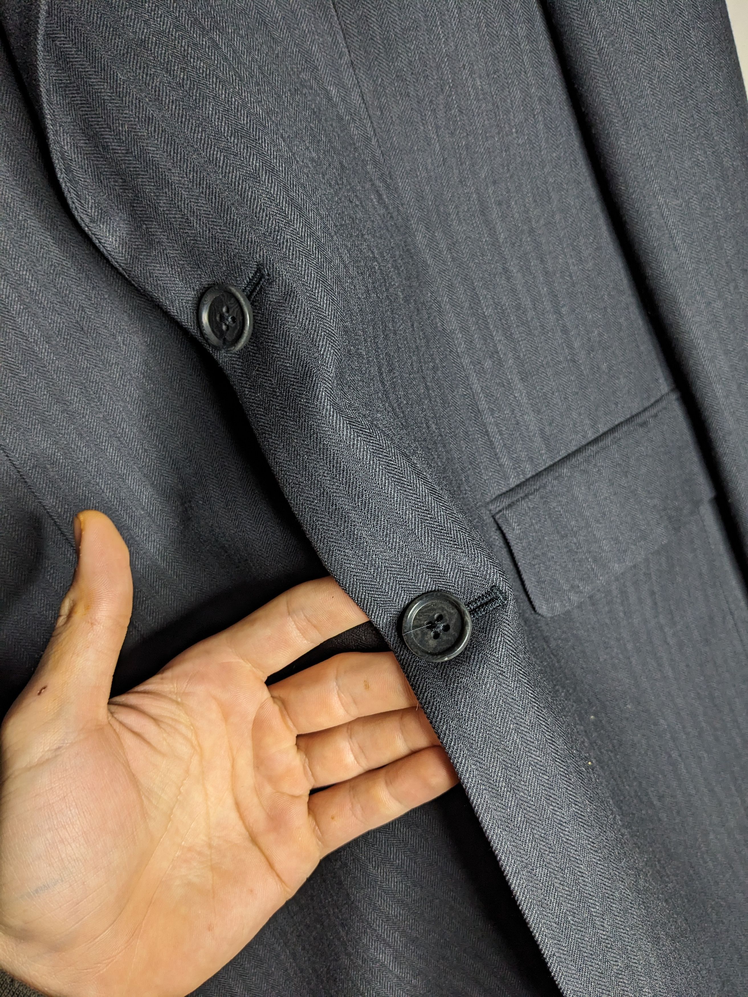 Brooks Brothers Brooks Brothers Blazer Sz 39S Herringbone Wool Suit Jacket Size 40S - 4 Thumbnail