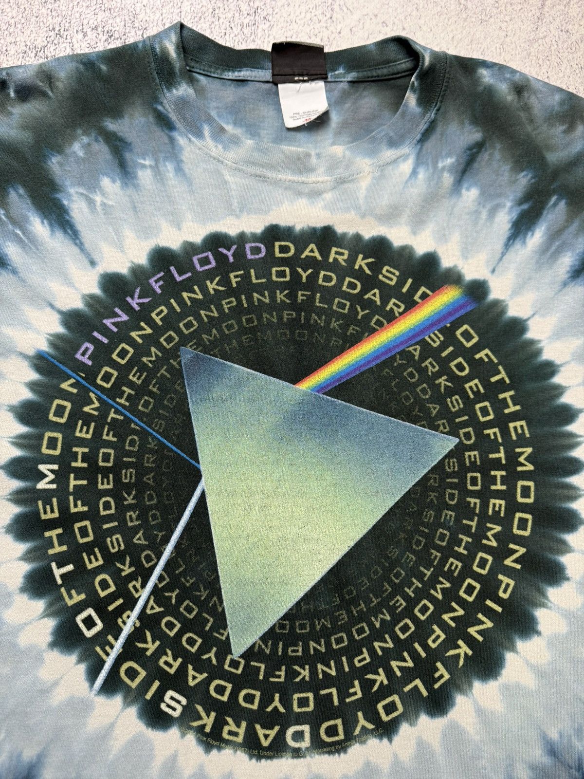 Pink Floyd Vintage Pink Floyd Dark Side of The Moon Tie Dye T shirt Size US M / EU 48-50 / 2 - 6 Thumbnail