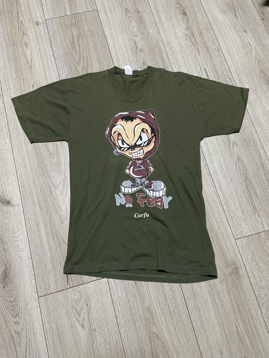 No Fear × Vintage Vintage 90s No Fear Corfu Skateboarding T Shirt Blind Tee Size US S / EU 44-46 / 1 - 2 Thumbnail