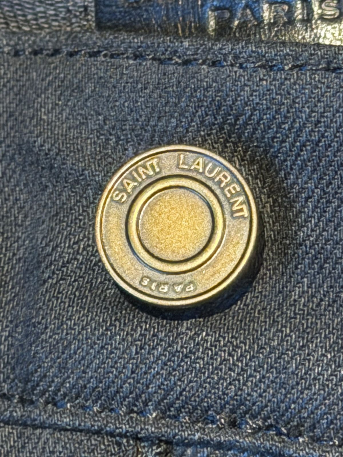 Saint Laurent Paris Saint Laurent Hedi 2016 D10 waxed jeans Size US 31 - 5 Thumbnail