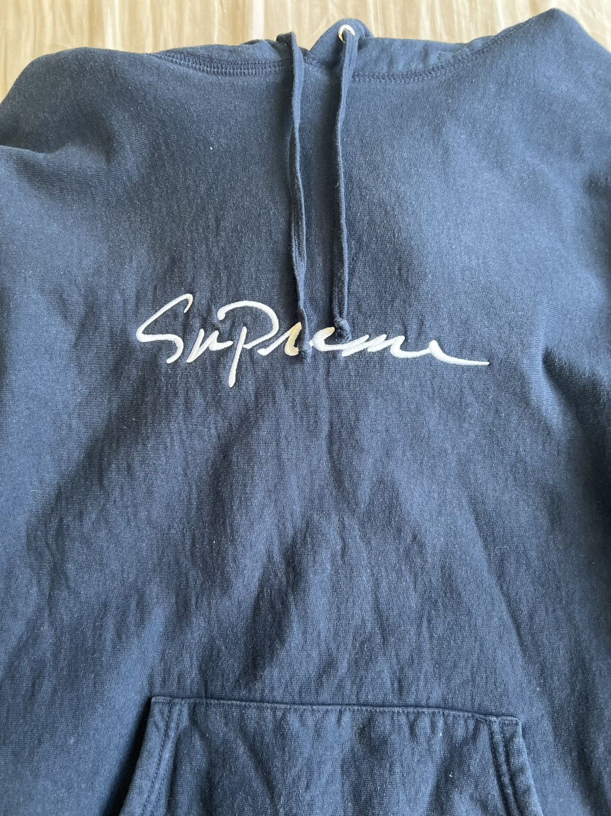 Supreme Supreme Script Hoodie FW18 Size US XL / EU 56 / 4 - 1 Thumbnail