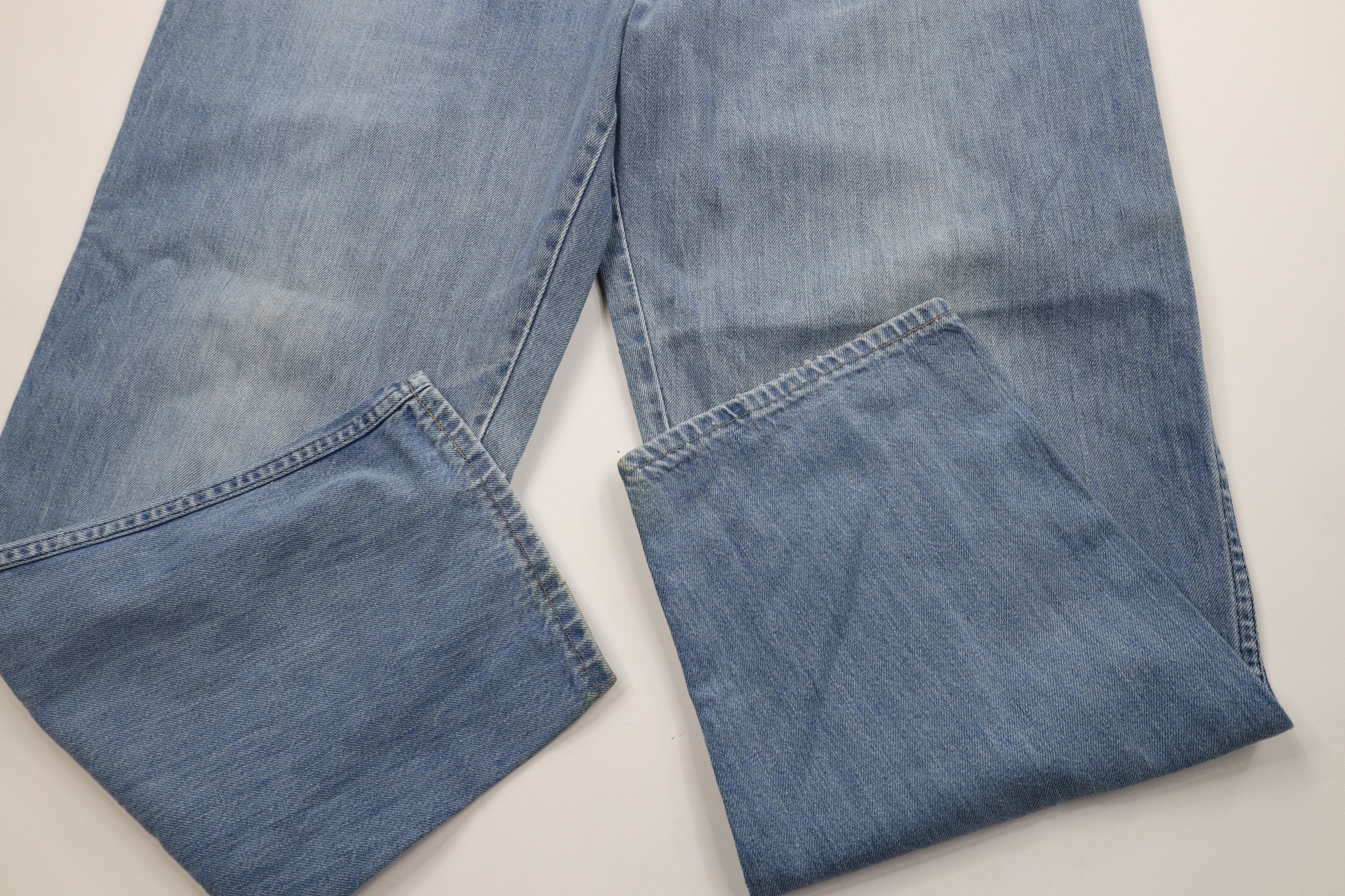 Vintage Vintage 90s Streetwear Pleated Baggy Loose Fit Denim Jeans Size US 34 / EU 50 - 7 Thumbnail