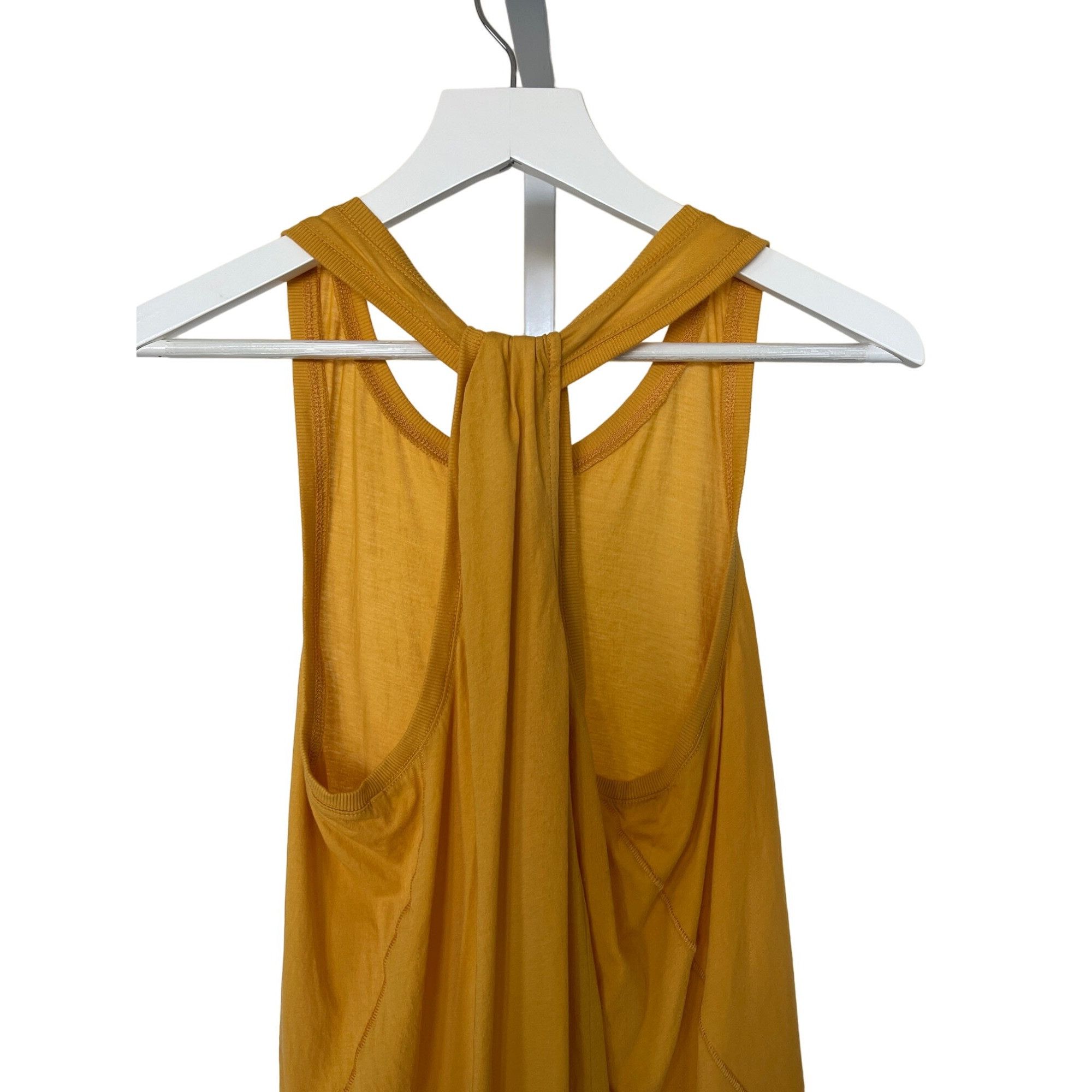 Anthropologie Anthropologie Soft Gold Cross Back Racerback Tank Top Size XS / US 0-2 / IT 36-38 - 3 Thumbnail