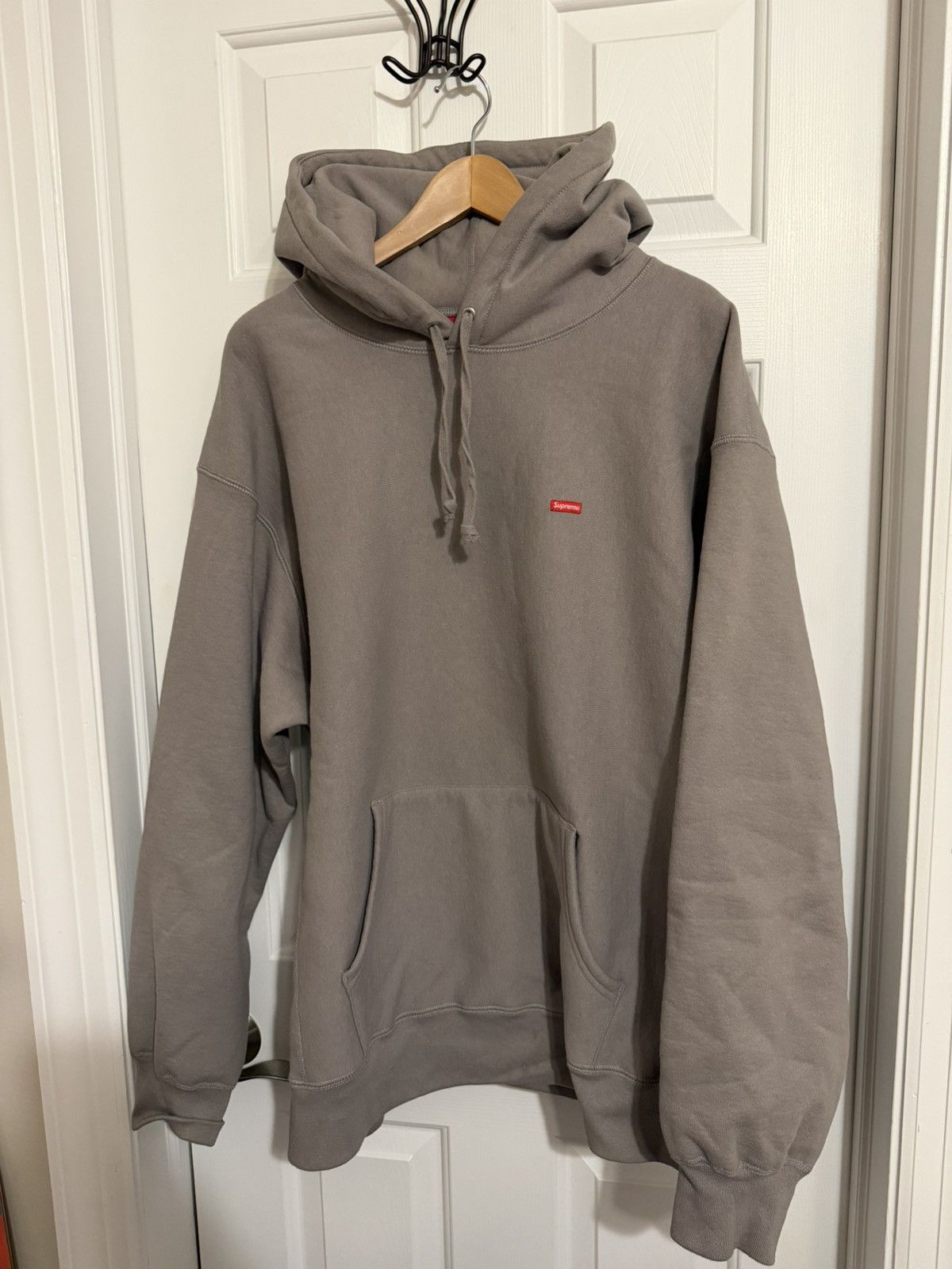 Supreme Taupe Heavy Weight Hoodie Size US XL / EU 56 / 4 - 1 Thumbnail
