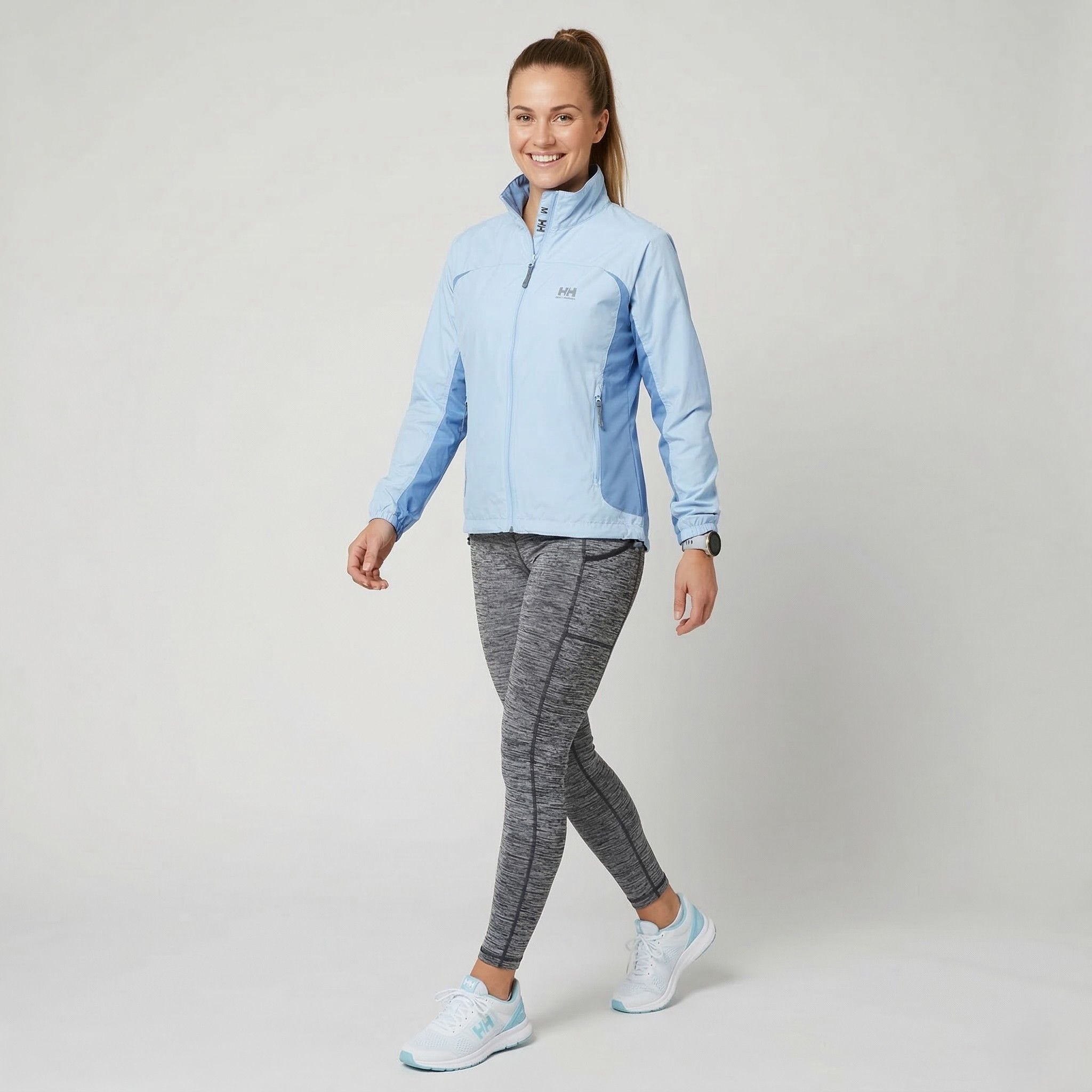 Helly Hansen Helly Hansen Women L Jacket Blue Lightweight 0443 Size L / US 10 / IT 46 - 1 Thumbnail