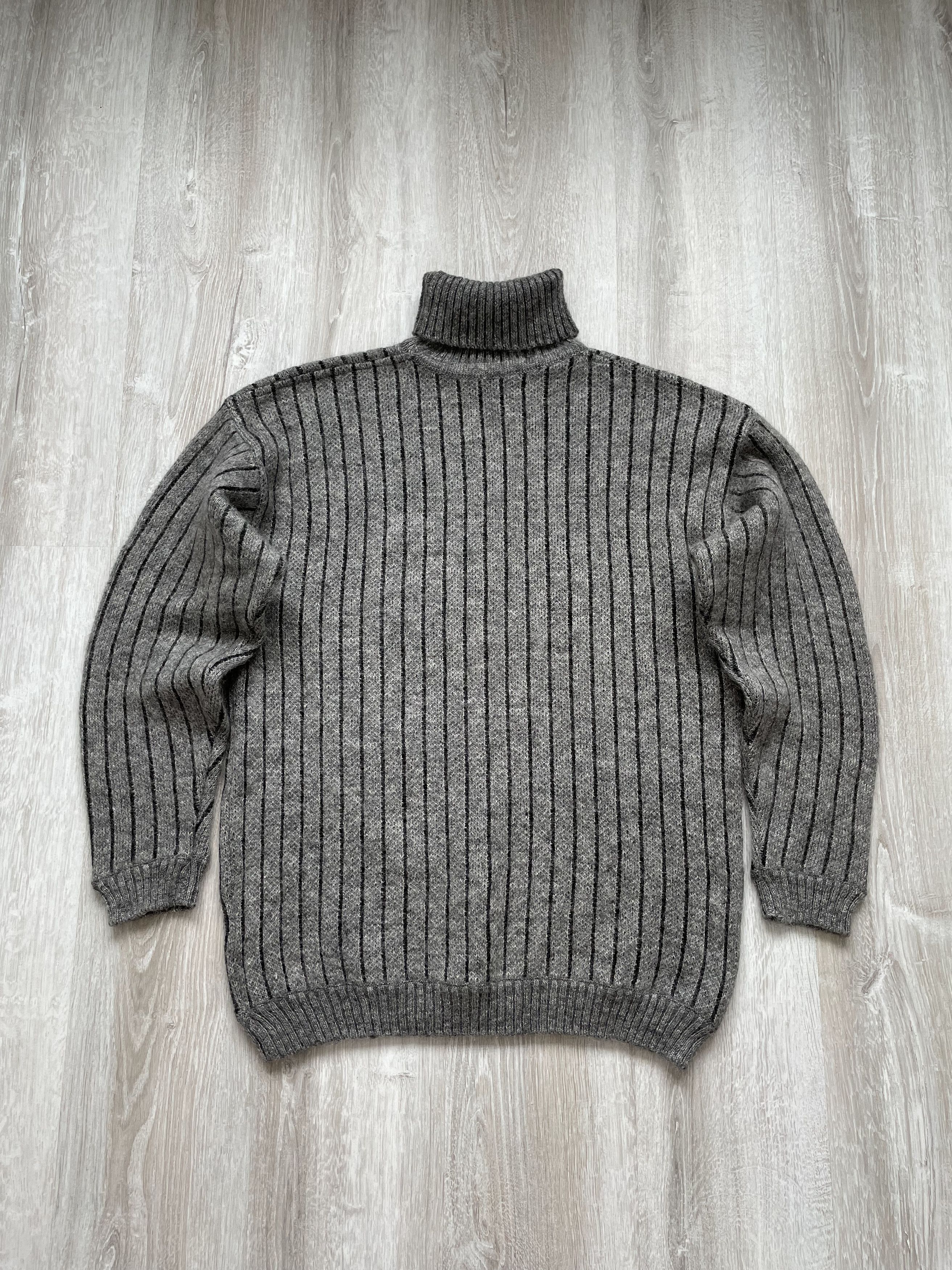 Other Vintage Oversized Knit Wool Sweater Higt Neck Size US M / EU 48-50 / 2 - 1 Thumbnail