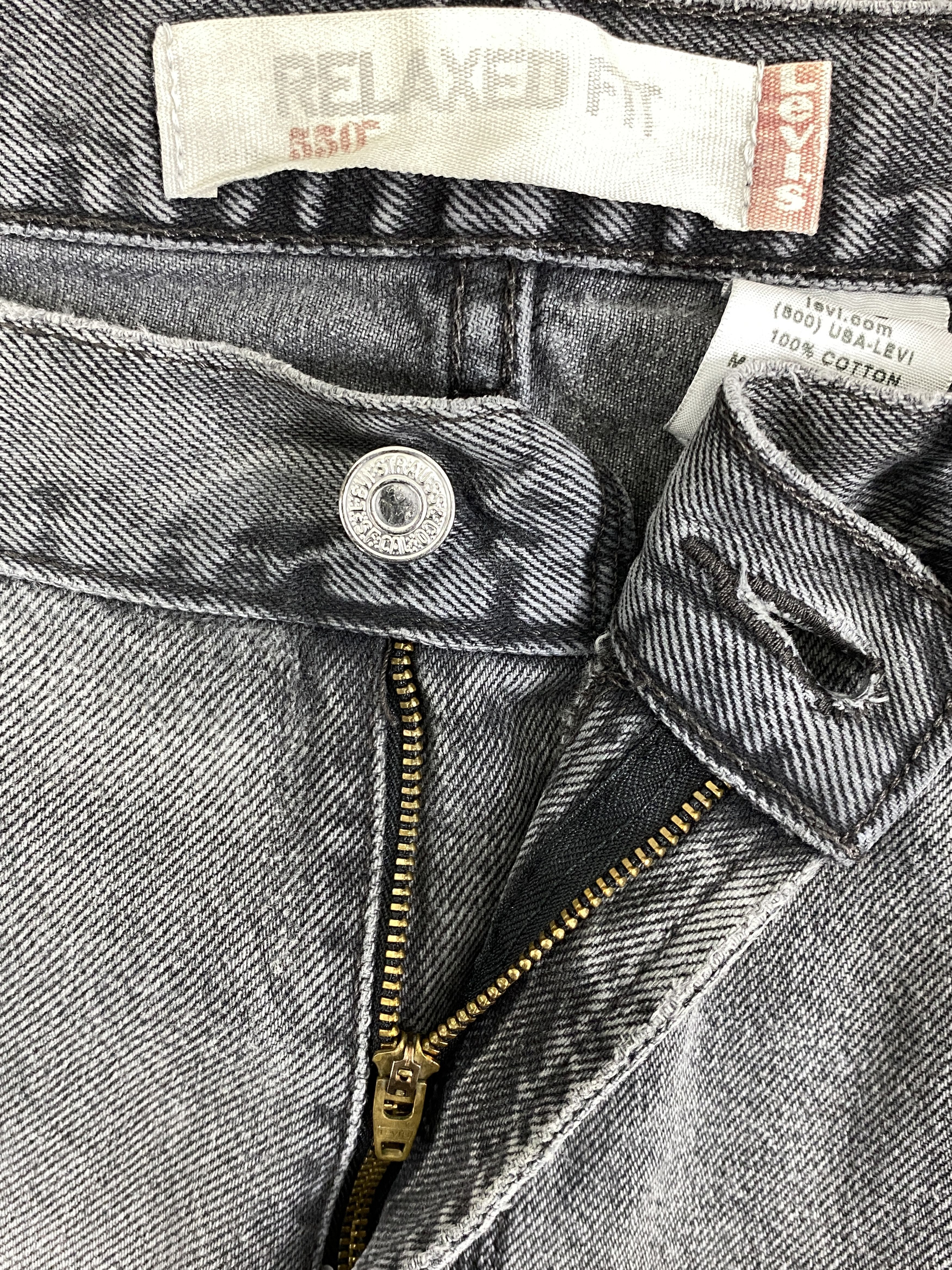 Japanese Brand Grey Vintage Levi's 550 Jeans 37x31 Denim -JN1827 Size US 37 - 6 Thumbnail