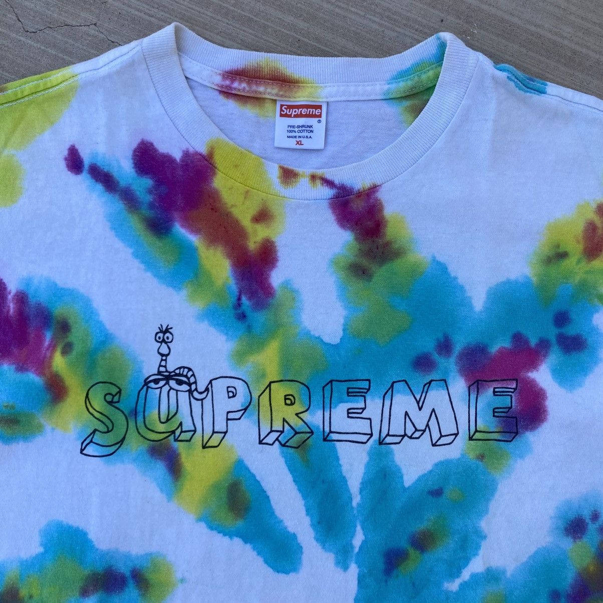 Supreme Vintage Supreme Wtaps T-Shirt White Tie Dye 2007 Designer Size US XL / EU 56 / 4 - 10 Thumbnail
