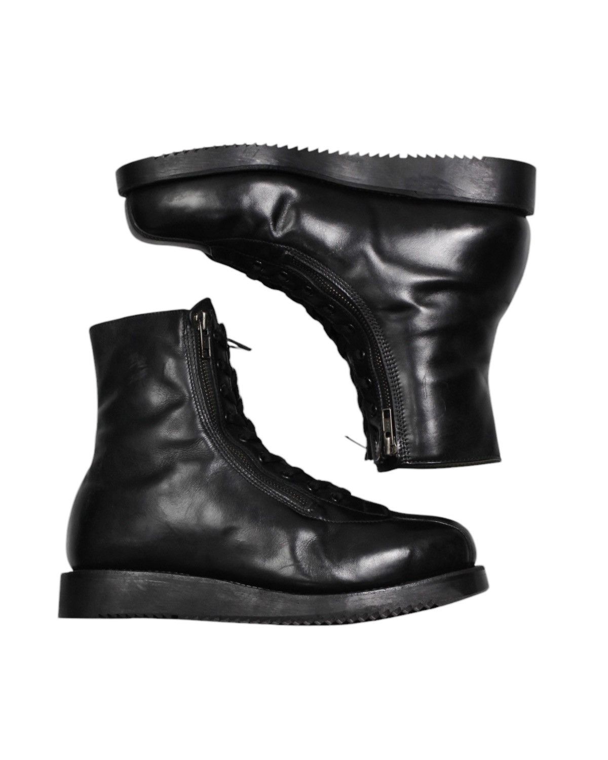Vintage 1988 GALLIA ARMY FRENCH LEATHER BOOTS Size US 9 / EU 42 - 2 Thumbnail
