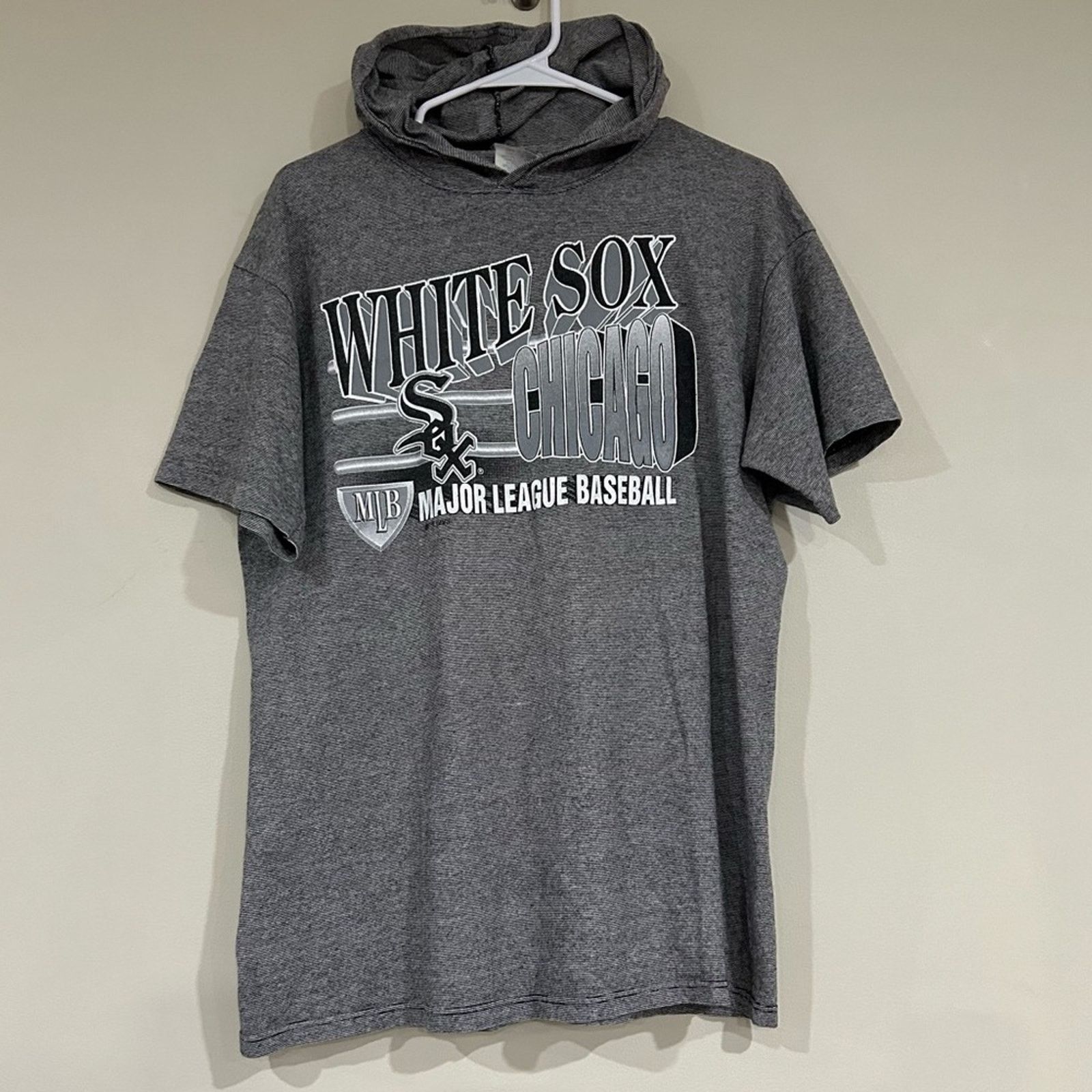 Other Vintage 1993 Chicago White Sox Hooded Shirt Size US L / EU 52-54 / 3 - 1 Thumbnail