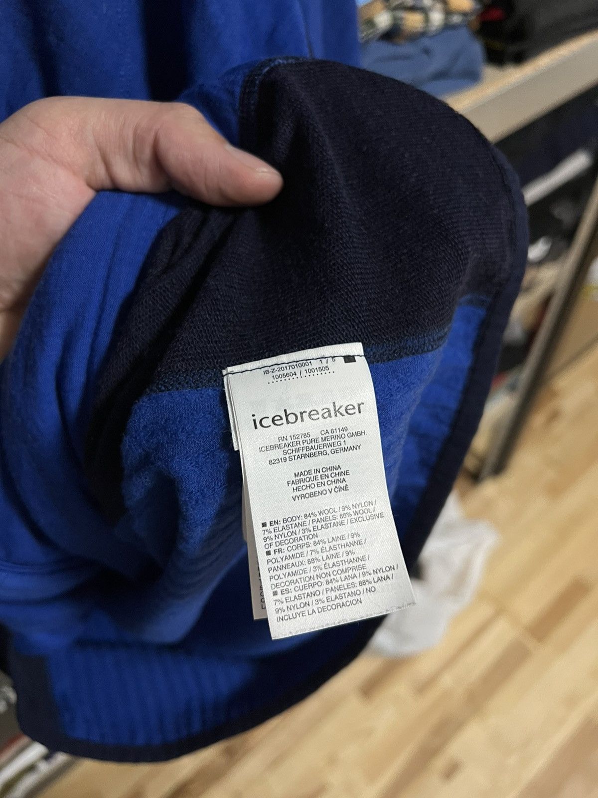 Icebreaker Icebreaker 260 Full Zip Long Sleeve Wool Pullover Size L Size US L / EU 52-54 / 3 - 7 Thumbnail