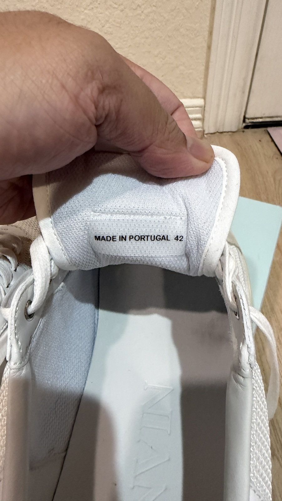 Lanvin Lanvin Clay Sneaker White/Grey Size US 9 / EU 42 - 7 Thumbnail