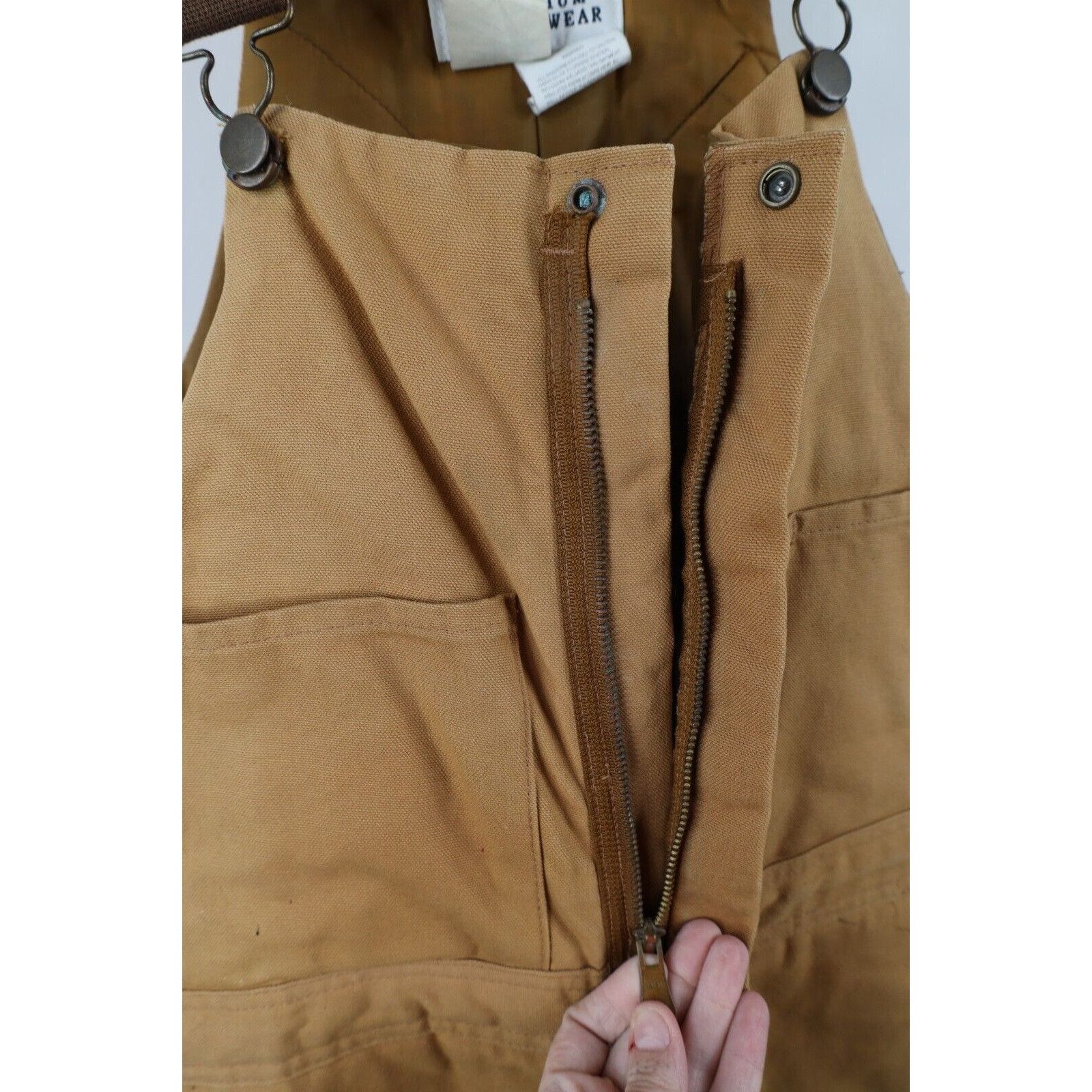 Vintage × Walls Vintage 90s Walls Distressed Insulated Canvas Overalls Size US M / EU 48-50 / 2 - 11 Thumbnail