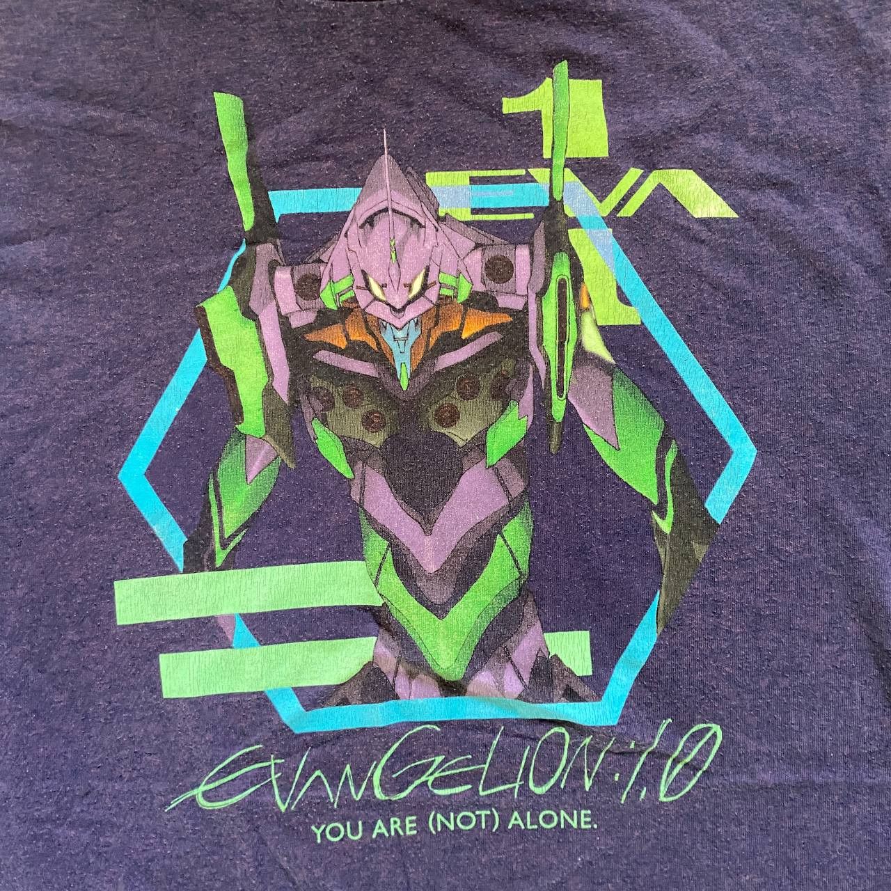 Anime VINTAGE NEON GENESIS EVANGELION ANIME T SHIRT 199 Size US M / EU 48-50 / 2 - 2 Thumbnail