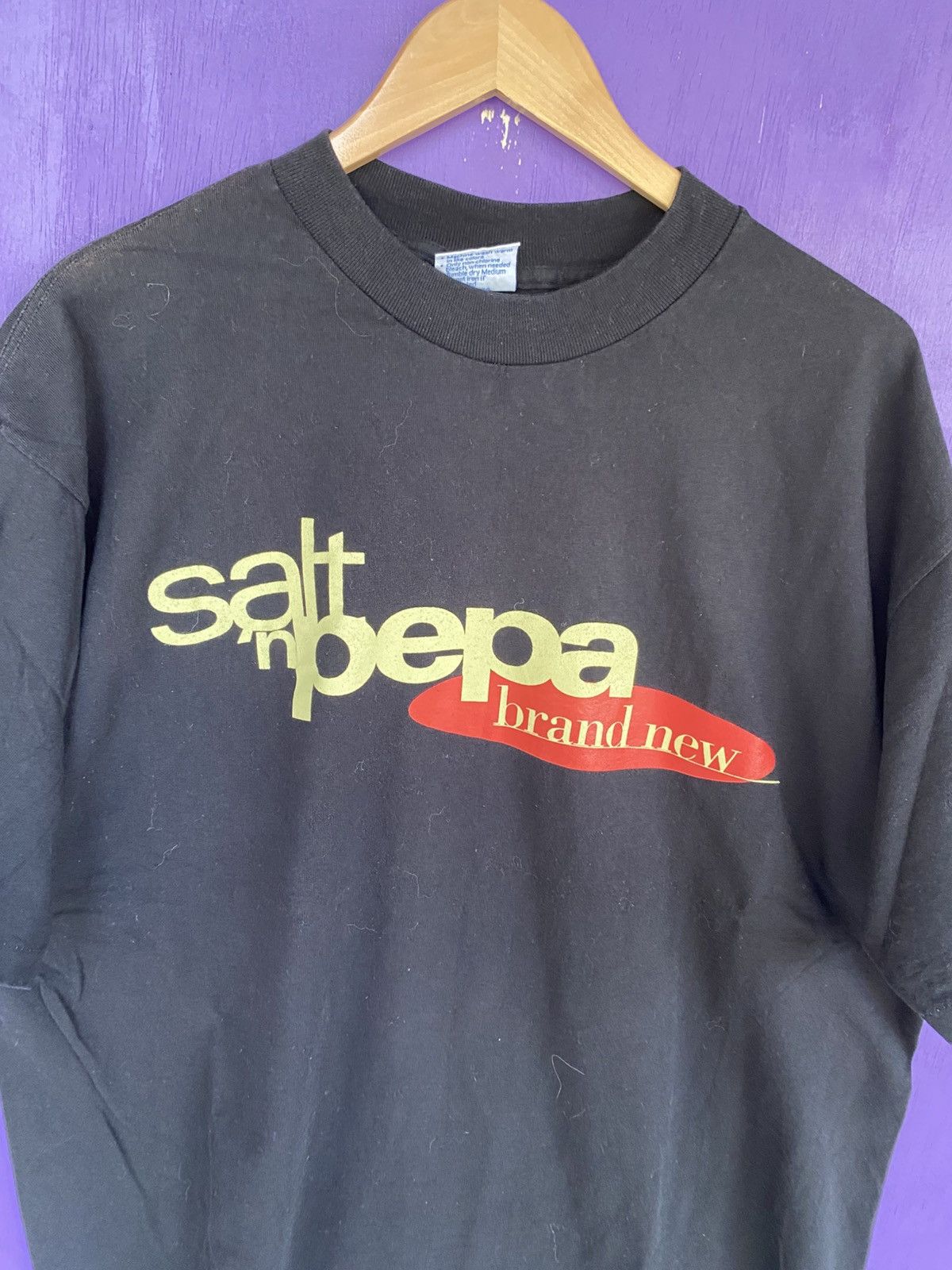 Rap Tees Vintage 90s Salt N Peppa RU Ready tour tee Size US XL / EU 56 / 4 - 3 Thumbnail