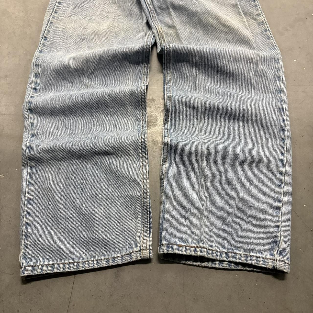 Levi's Crazy Vintage Y2K/2000s Tall Levis Light Blue Wash Denim Jeans! Size US 36 / EU 52 - 3 Thumbnail