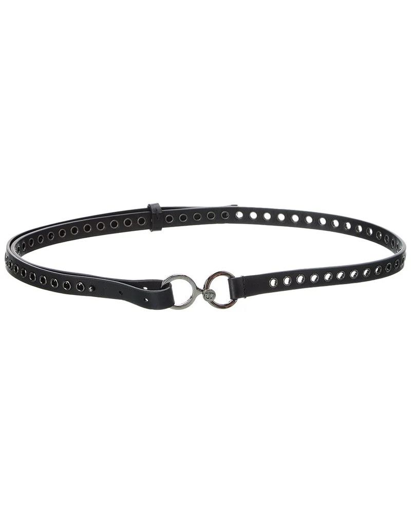 Dior o1y0825 Size : 80/32 Leather Thin Belt in Black Size ONE SIZE - 1 Thumbnail