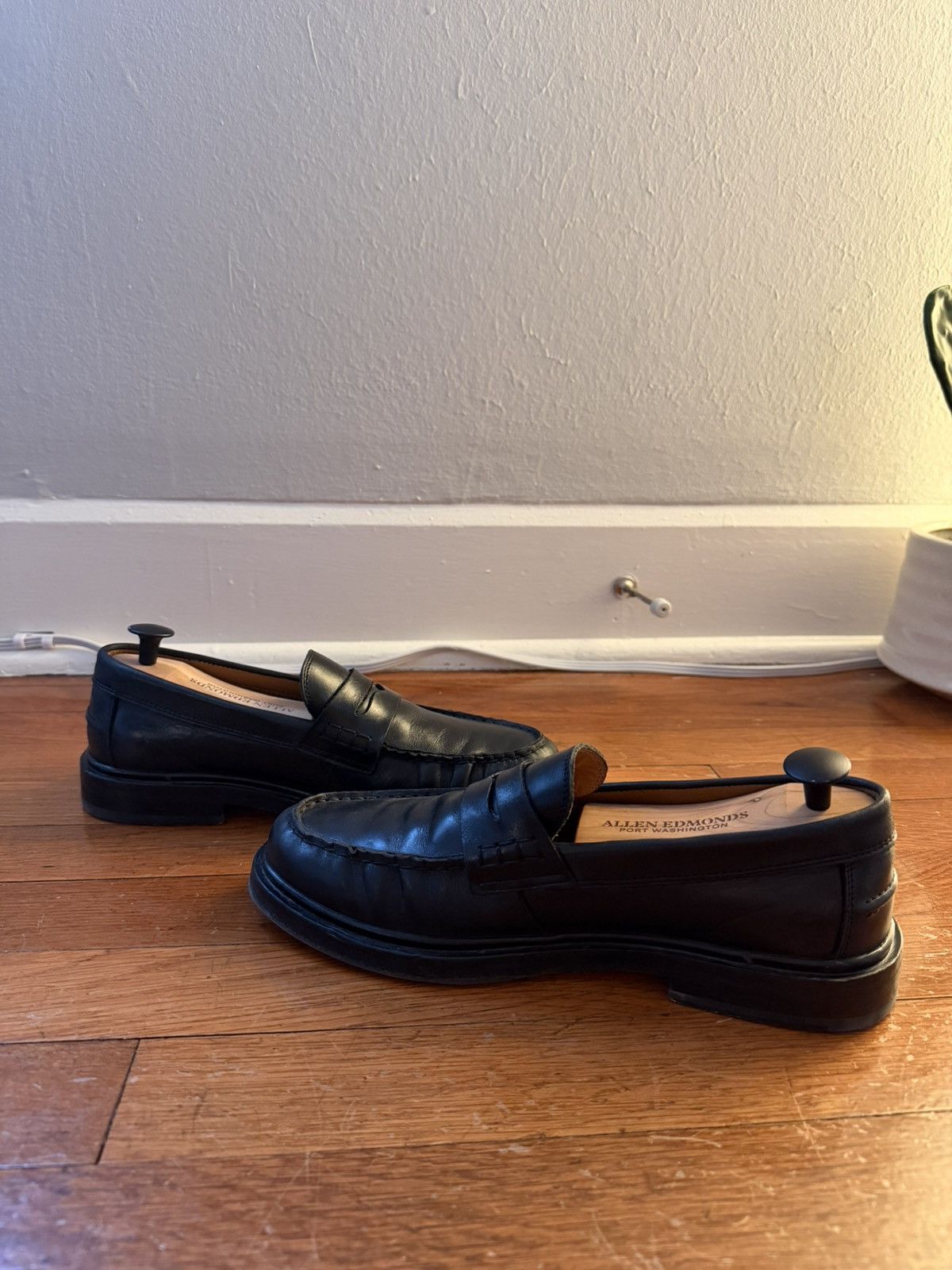 Other Odaje Paris Black Penny Loafers Size EU 41 / US 8 Size US 8 / EU 41 - 3 Thumbnail