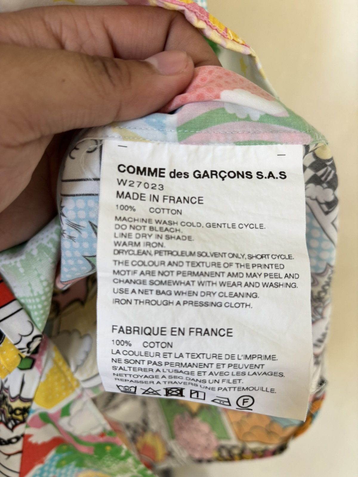 CDG by Comme des Garcons CDG Shirt - Comic Print Multi Print Size US S / EU 44-46 / 1 - 6 Thumbnail