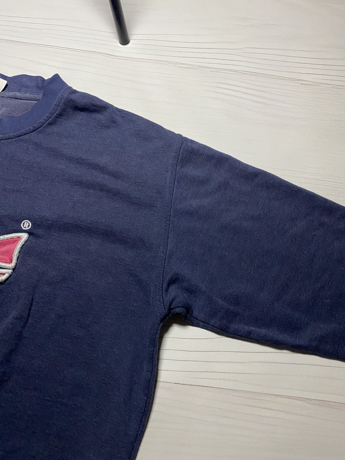 Adidas × Vintage Vintage Adidas Big Logo box fit faded oversize sweatshirt Size US S / EU 44-46 / 1 - 8 Thumbnail