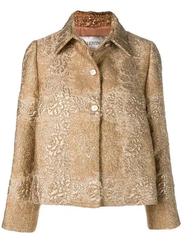 Valentino o1y0226 Blazer in Beige Size M / US 6-8 / IT 42-44 - 1 Thumbnail