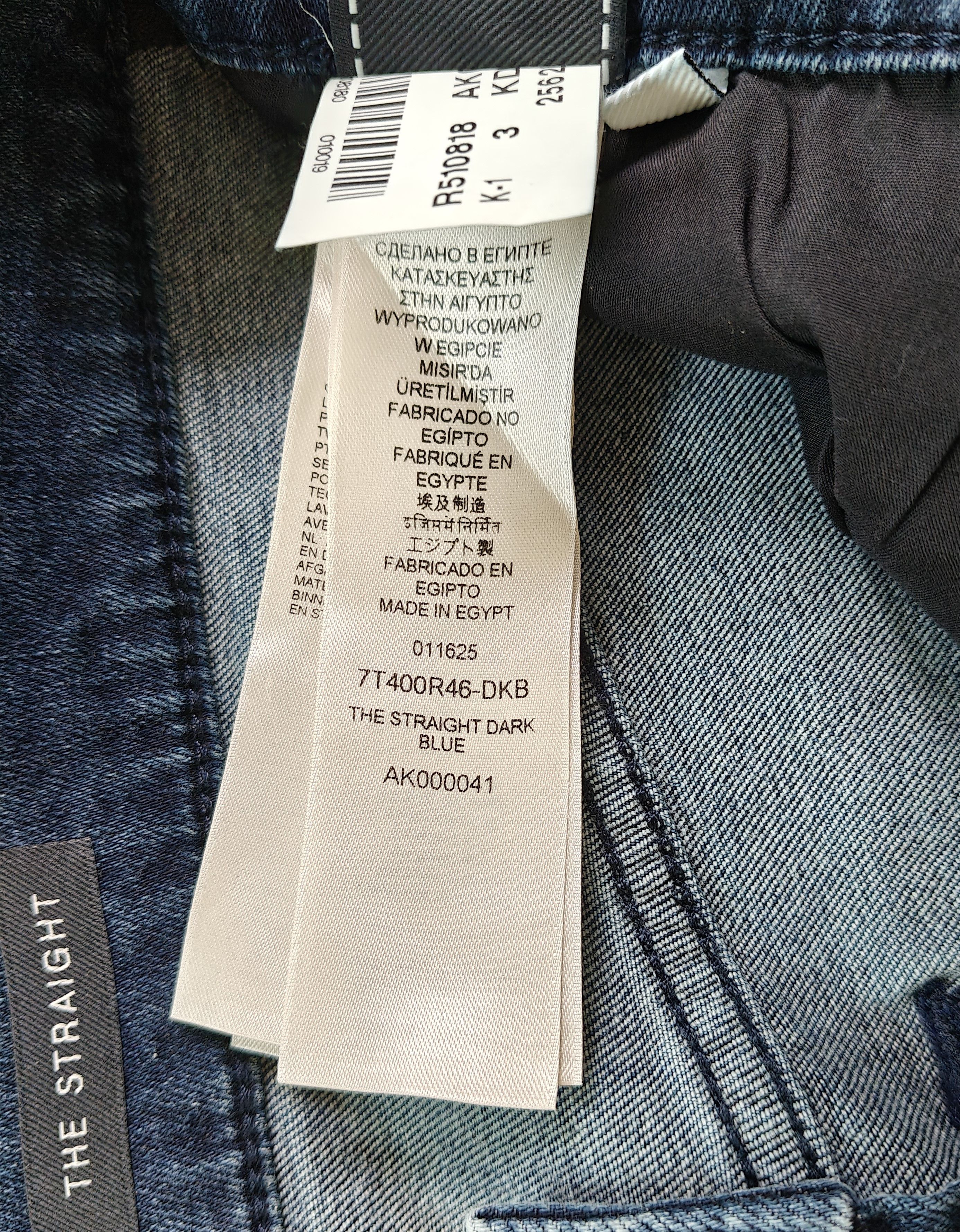 7 For All Mankind 7 For All ManKind THE STRAIGHT Jeans T/ 6008 Size US 32 / EU 48 - 11 Thumbnail
