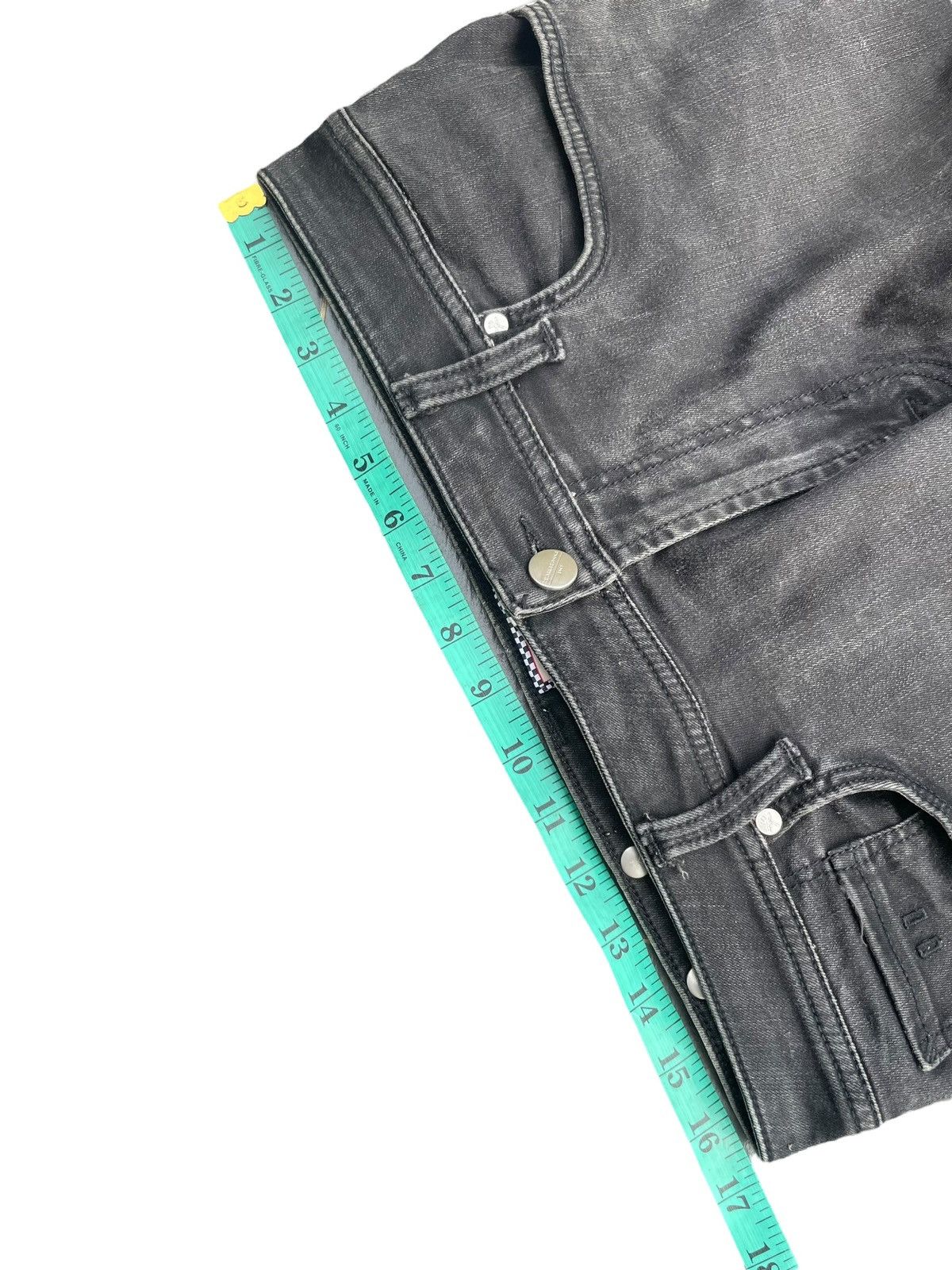 Designer Tramarossa black denim Size US 33 - 7 Thumbnail