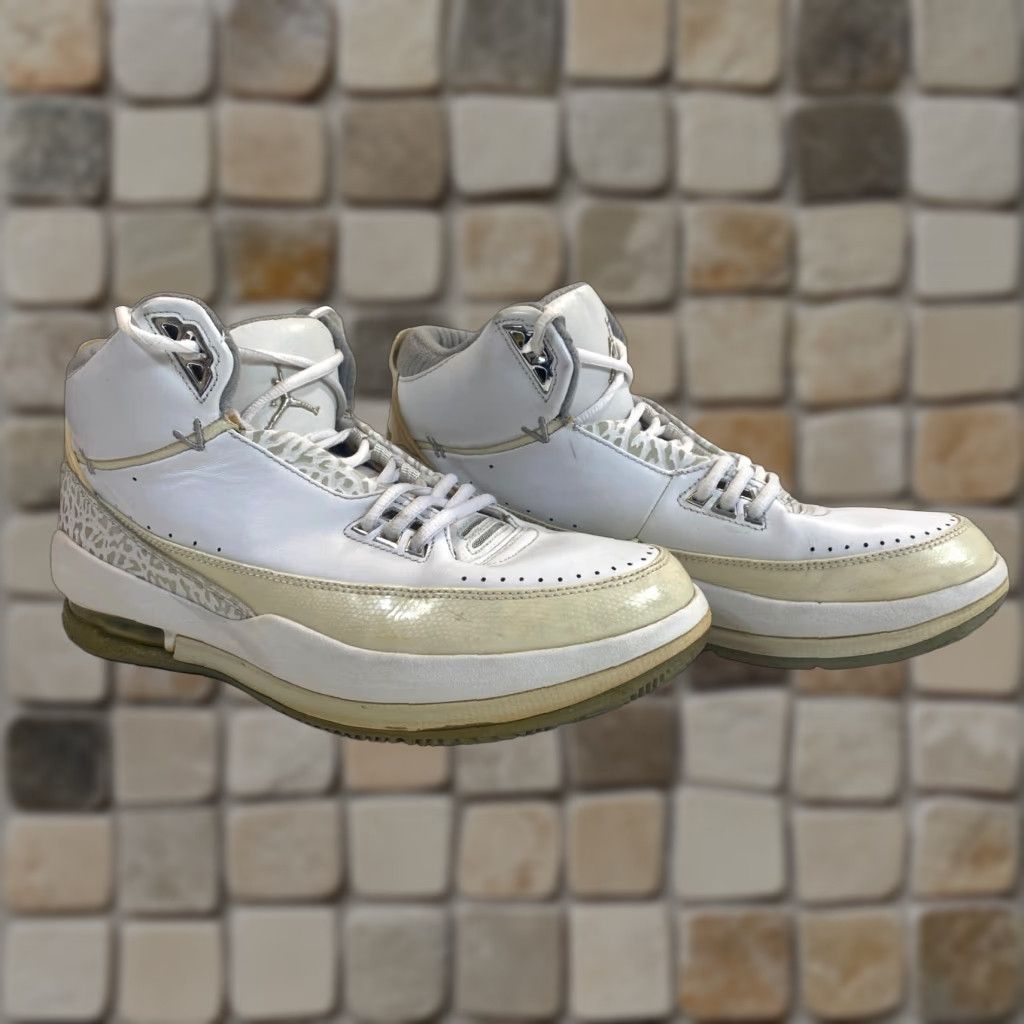 Nike Nike Air Jordan 2.5 Retro Triple White Men's Sneaker 2008 331987-107 Size US 10.5 Size ONE SIZE - 1 Thumbnail