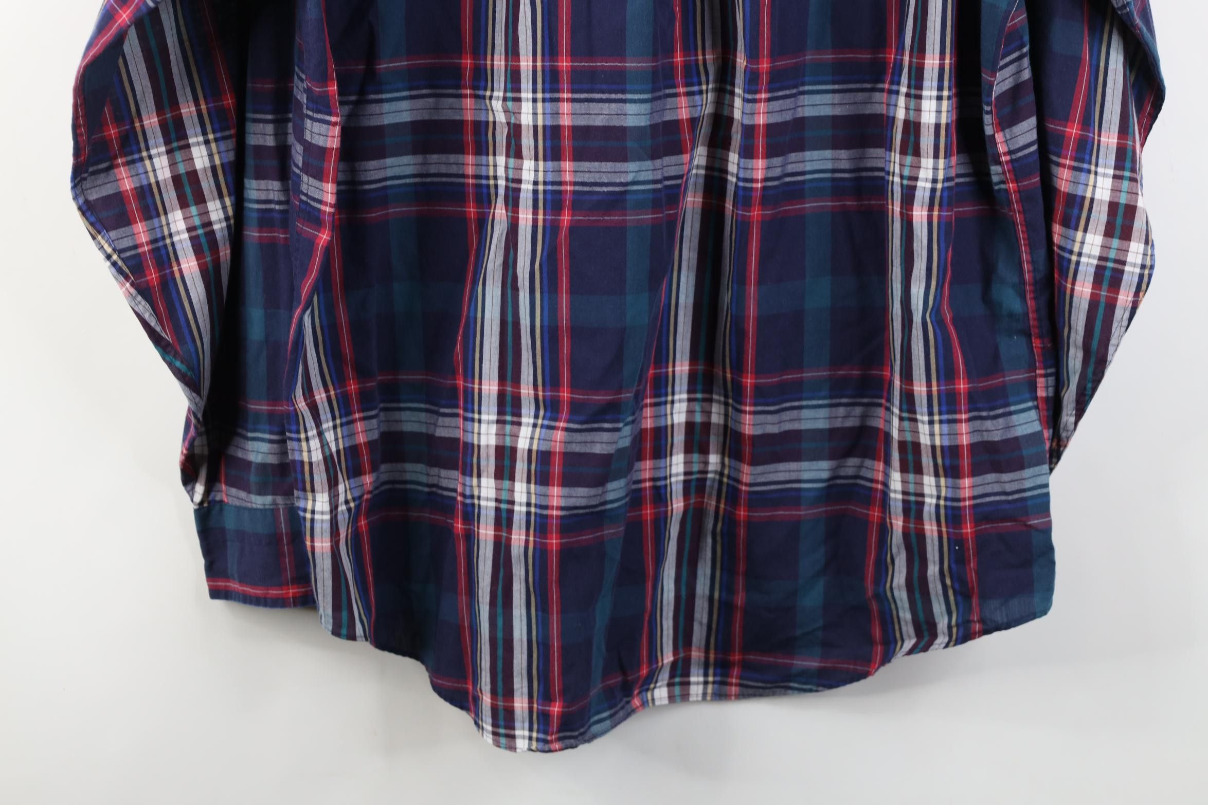Vintage Vintage 90s Streetwear Madras Collared Button Down Shirt Size US M / EU 48-50 / 2 - 14 Thumbnail