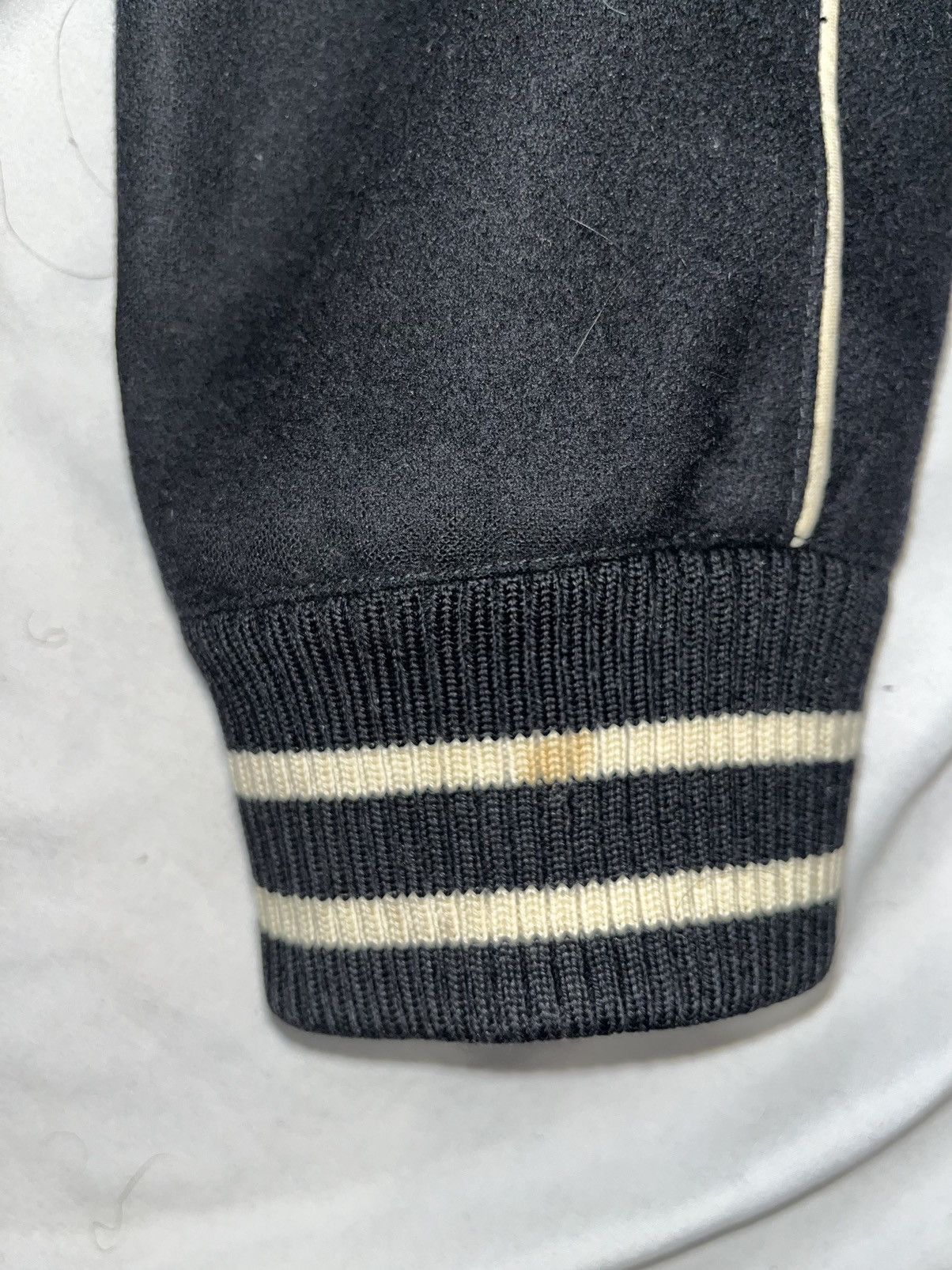 Dior × Hedi Slimane AW05 'In The Morning' Wool Varsity Jacket Size US M / EU 48-50 / 2 - 7 Thumbnail
