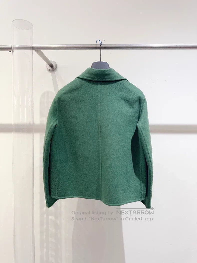 Hermes Hermes Forest green coat Size XXS / US 00 / IT 34 - 3 Thumbnail
