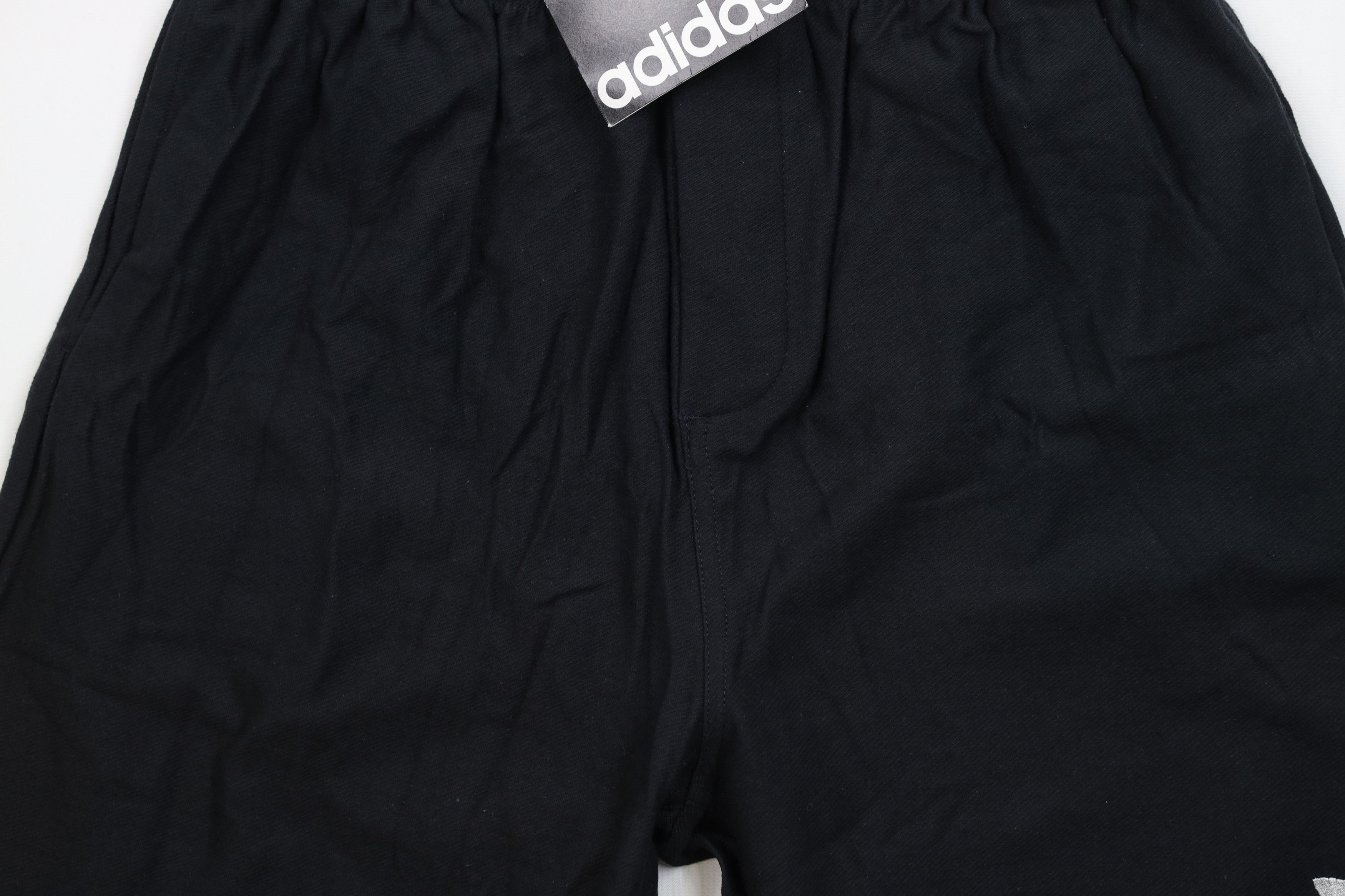 Adidas Deadstock Vintage 90s Adidas Above Knee Shorts Black Cotton Size US 36 / EU 52 - 3 Thumbnail