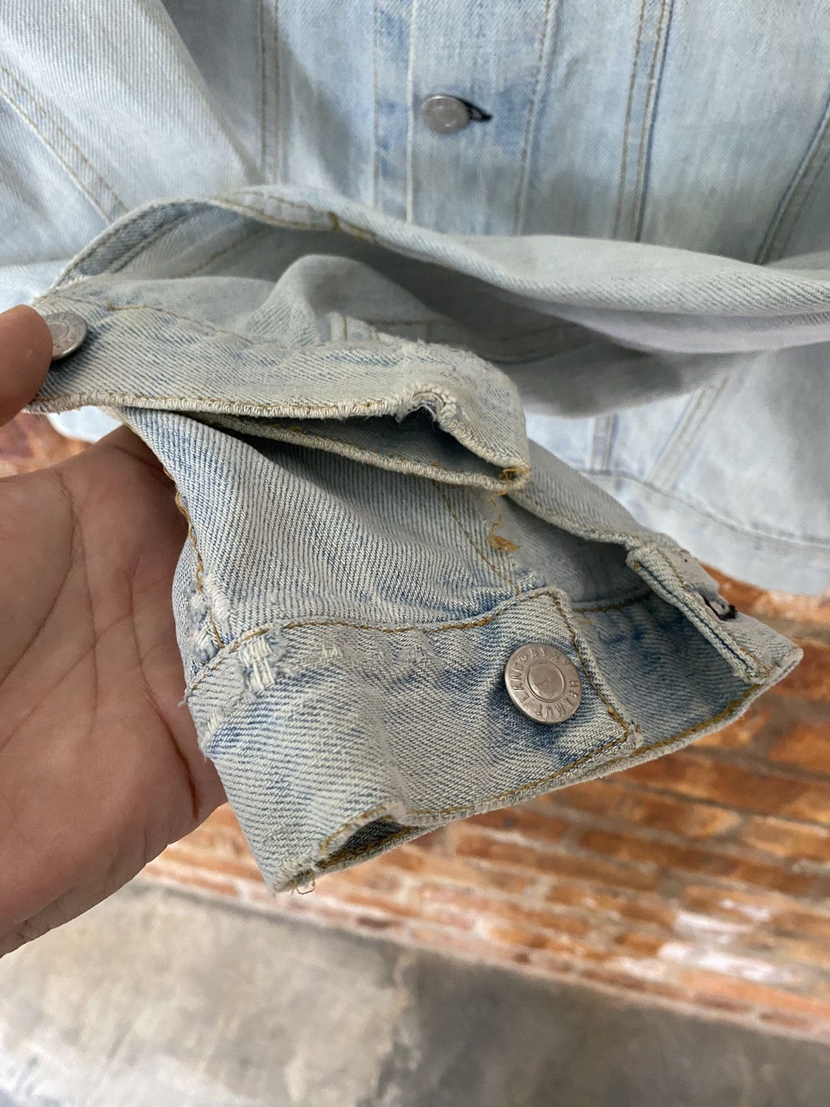 Helmut Lang Vtg Helmut Lang Distressed and faded denim Size US S / EU 44-46 / 1 - 12 Thumbnail