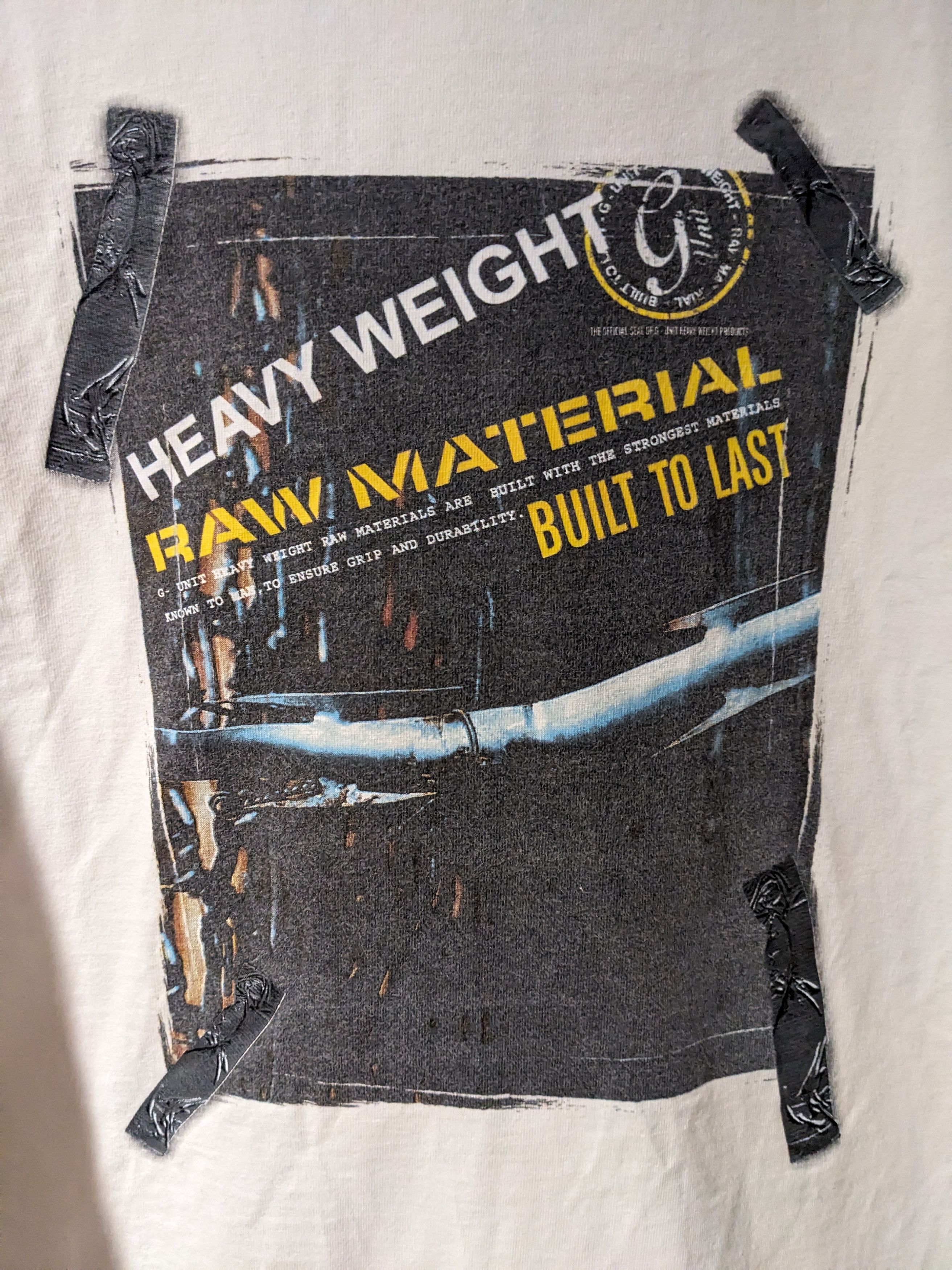 G-Unit × Vintage Vintage Y2K G-Unit Raw Material Heavy Weight Built T-Shirt Size US XXL / EU 58 / 5 - 2 Thumbnail