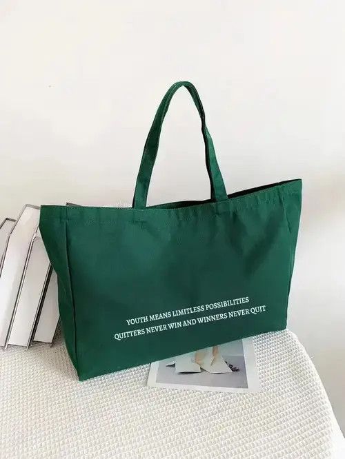 Japanese Brand TOTE BAG VINTAGE JAPANANESE BRAND GREEN Size ONE SIZE - 2 Thumbnail