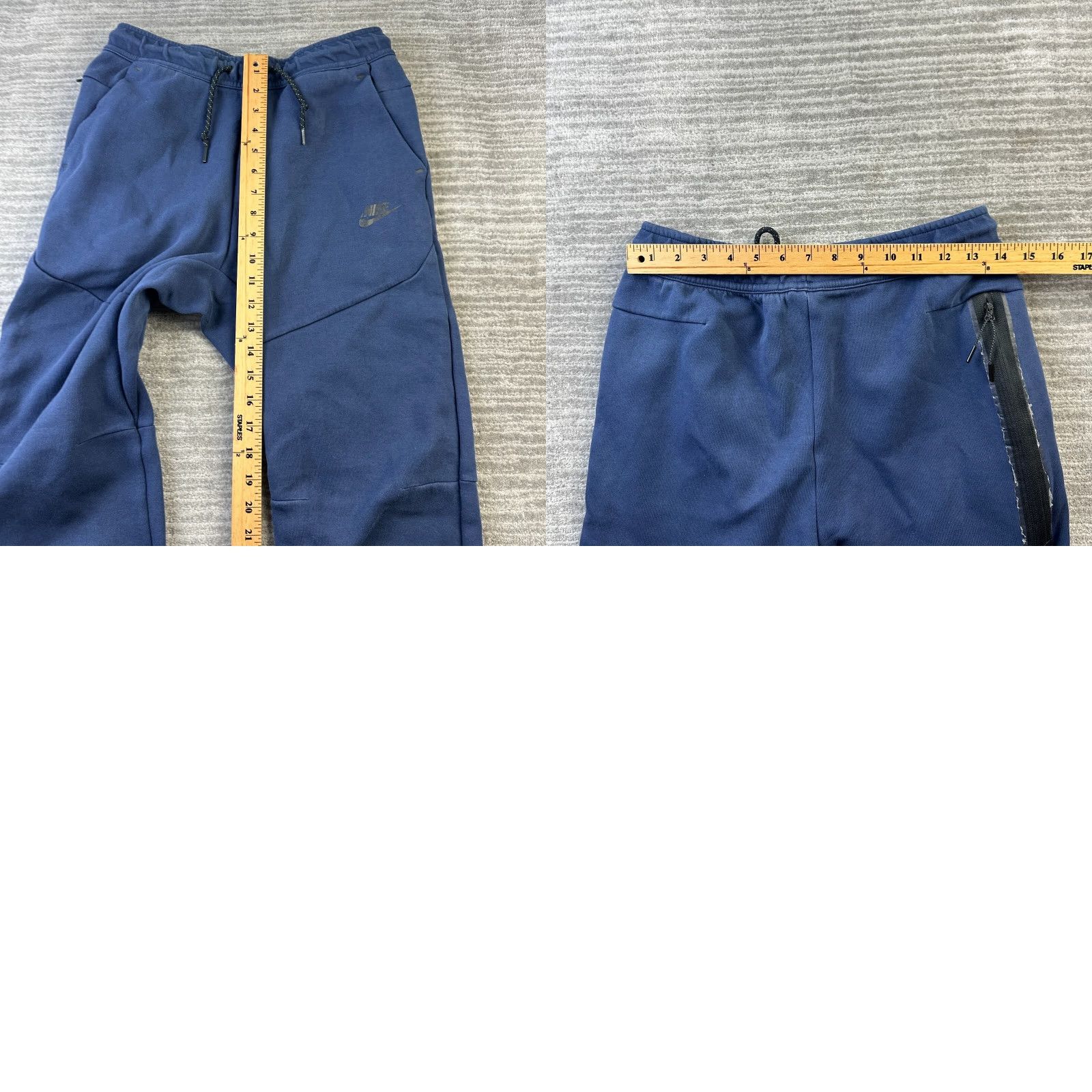 Nike Nike Tech Fleece Pants Mens Small Blue Jogger Slim Inseam 25 in Tapered CU4495-410 Size US 28 / EU 44 - 9 Thumbnail