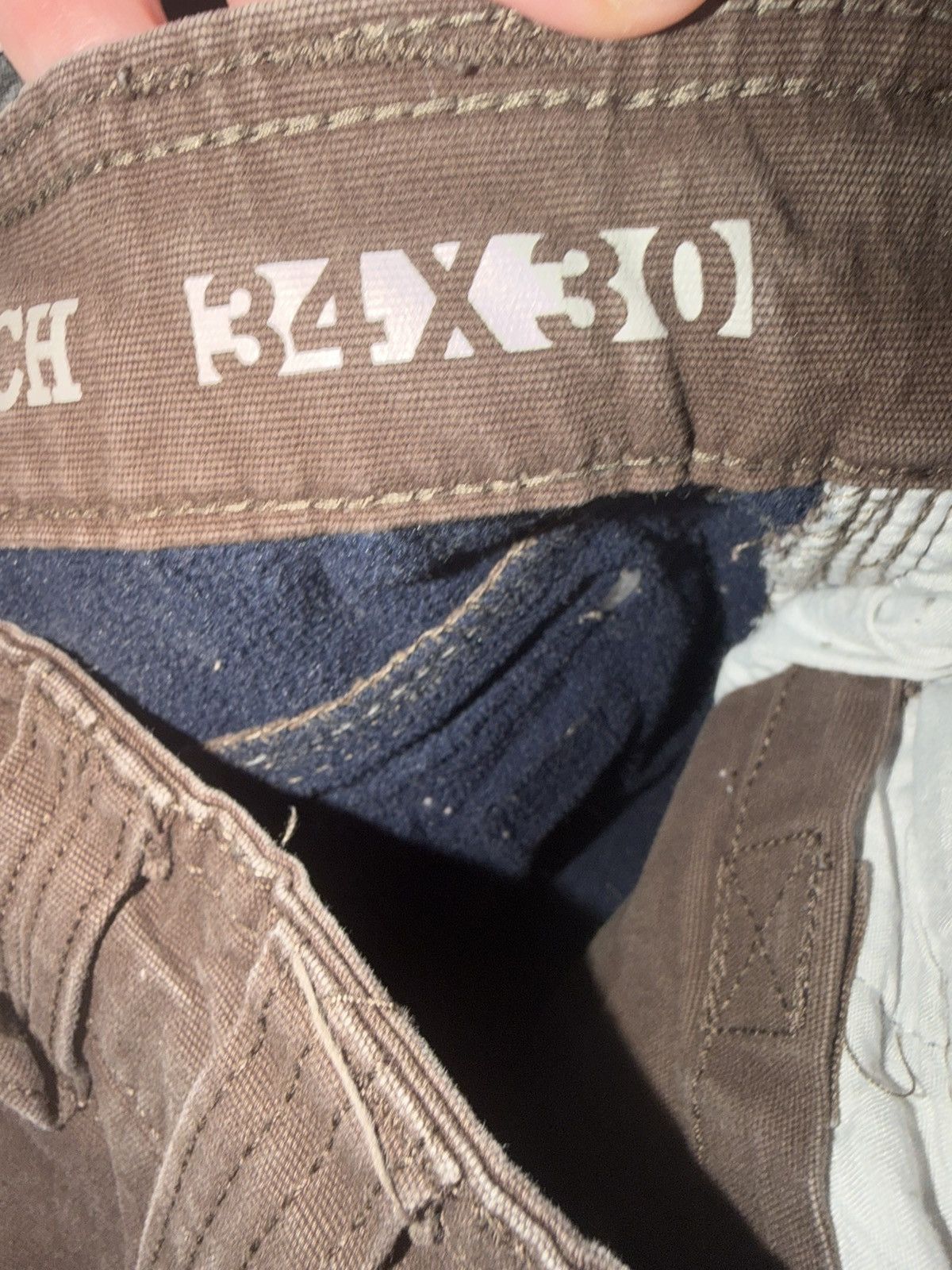 Smith's American Smith’s Workwear Fleece Lined Canvas Cargo Brown Pants 34x30 Size US 34 / EU 50 - 7 Thumbnail