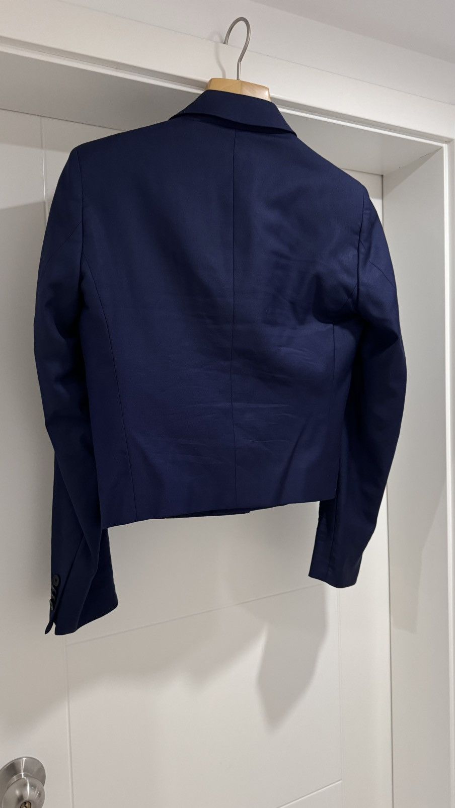Mugler Mugler Navy Short Jacket Size 44R - 2 Thumbnail