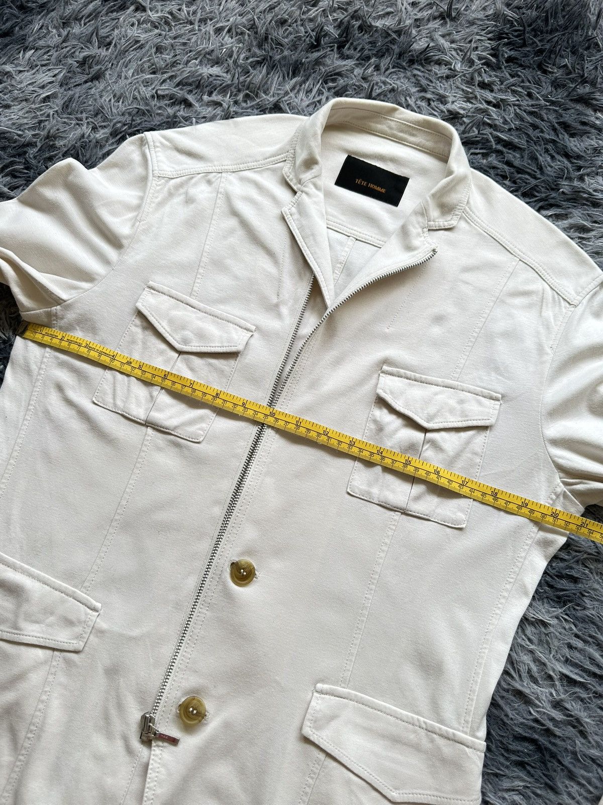 Kiminori Morishita 00's Tete Homme zip up cotton jacket Size US M / EU 48-50 / 2 - 8 Thumbnail