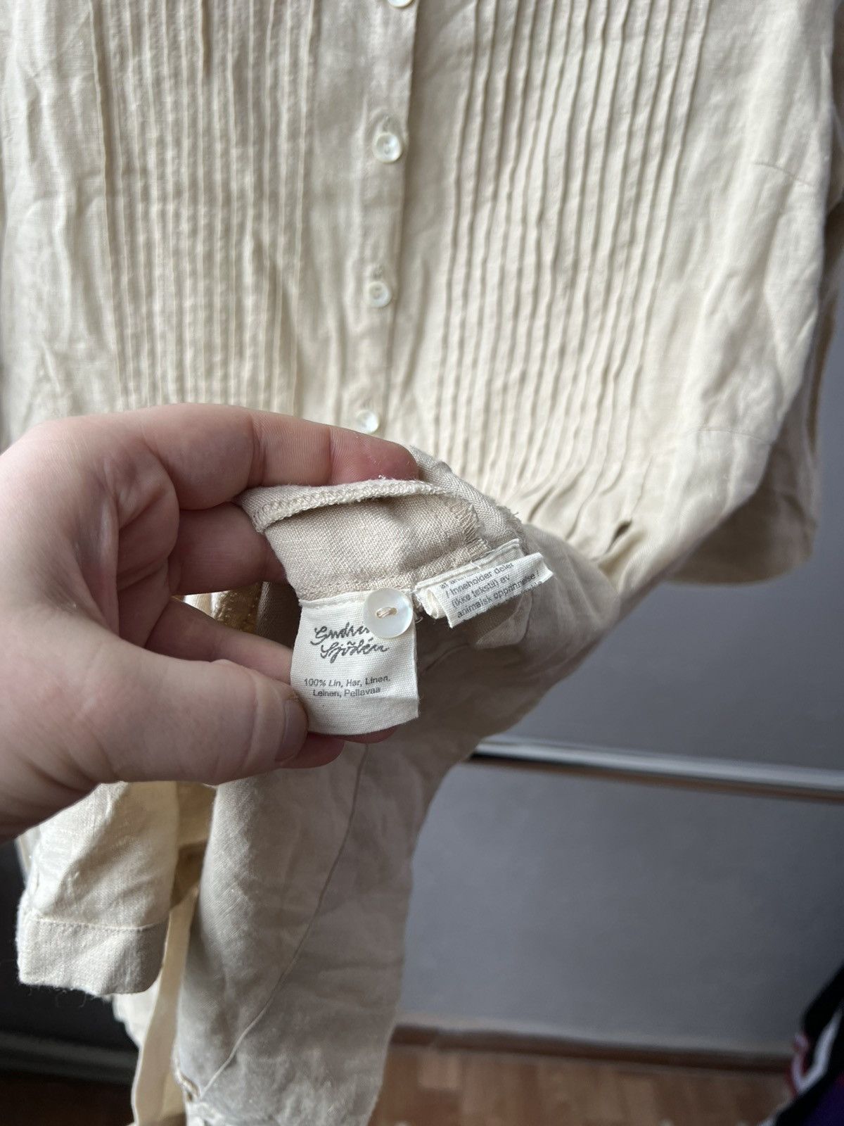 Gudrun Sjoden GUDRUN SJODEN ORGANIC LINEN DIRDNL STYLE TUNIC DRESS SIZE S Size S / US 4 / IT 40 - 15 Thumbnail