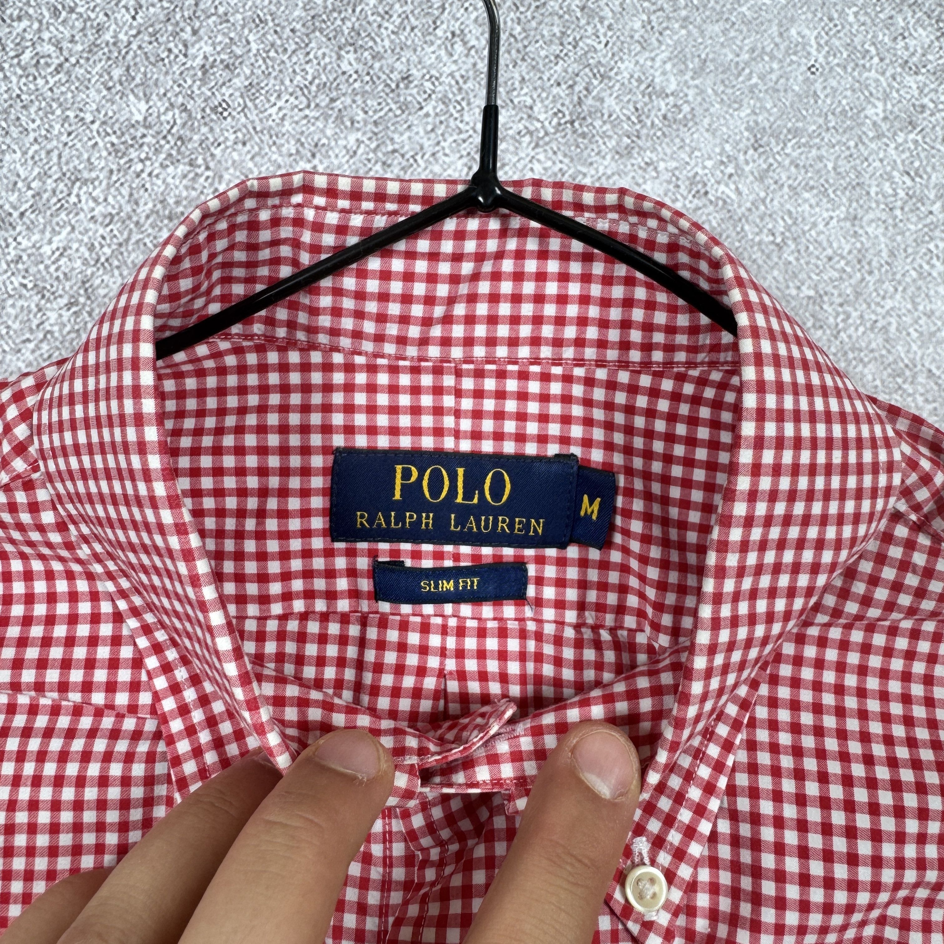 Polo Ralph Lauren Men`s Polo Ralph Lauren Slim Fit Cotton Shirt Size M Size US M / EU 48-50 / 2 - 6 Thumbnail