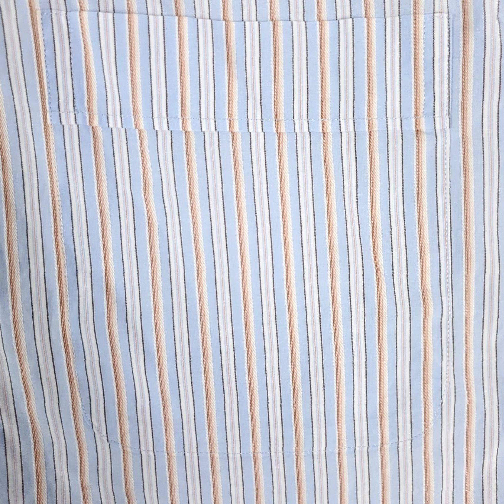 Tommy Bahama VINTAGE Tommy Bahama Dress Shirt Blue Striped 15.5 34/35 Long Sleeve Button Front Shirt Mens Regular 100% Cotton Size 40R - 2 Thumbnail