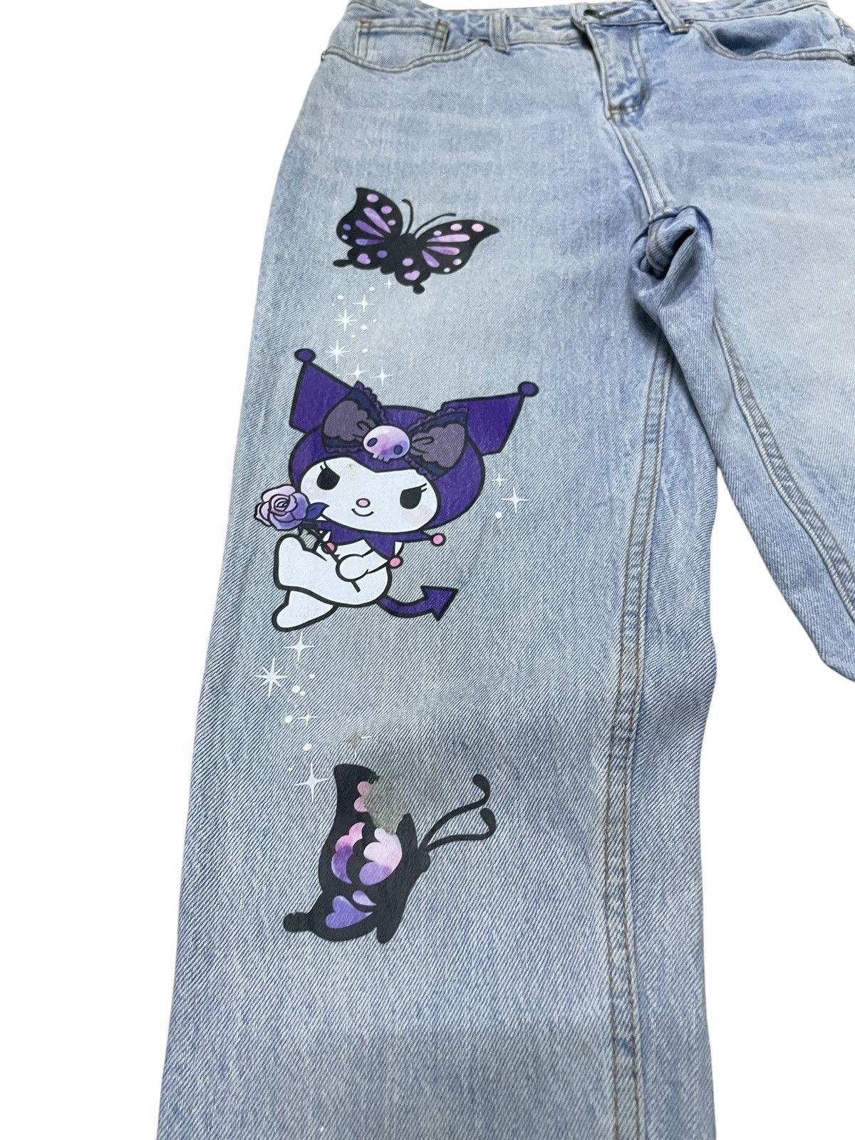 Cartoon Network × Hysteric Glamour × Japanese Brand Kuromi Scenario Official Limited Edition Japan Denim Jeans Size US 28 / EU 44 - 4 Thumbnail